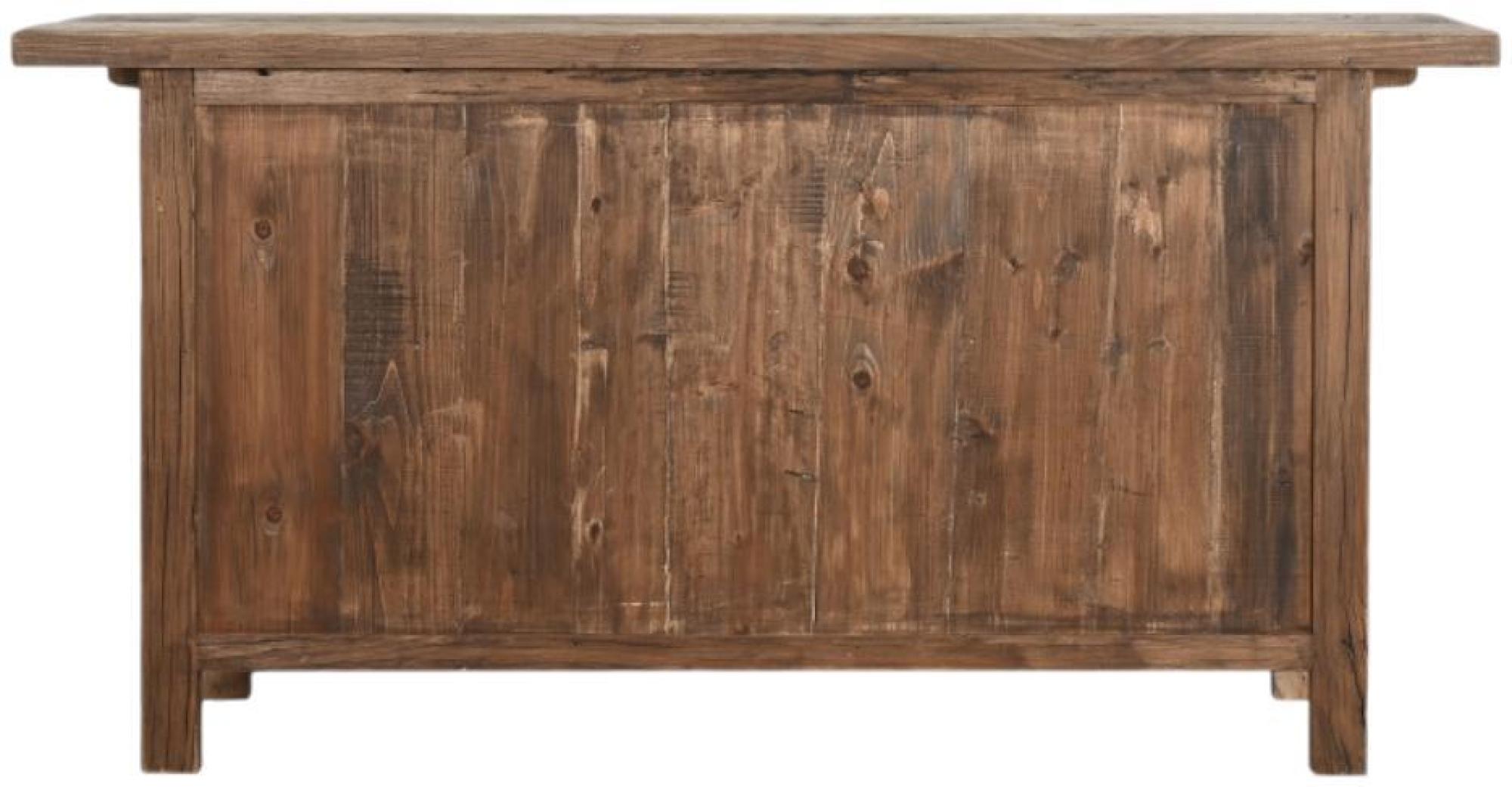 Product photograph of Natural Olmaz Medium 4 Door Sideboard from Choice Furniture Superstore.