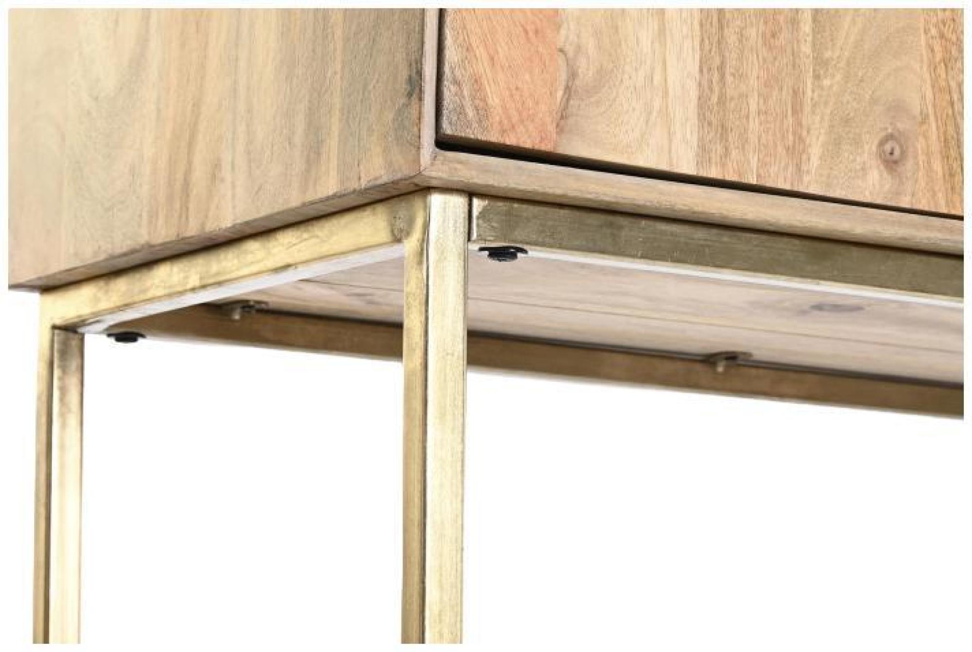 Product photograph of Light Brown Mango Wood 2 Door Hall Cabinet from Choice Furniture Superstore.