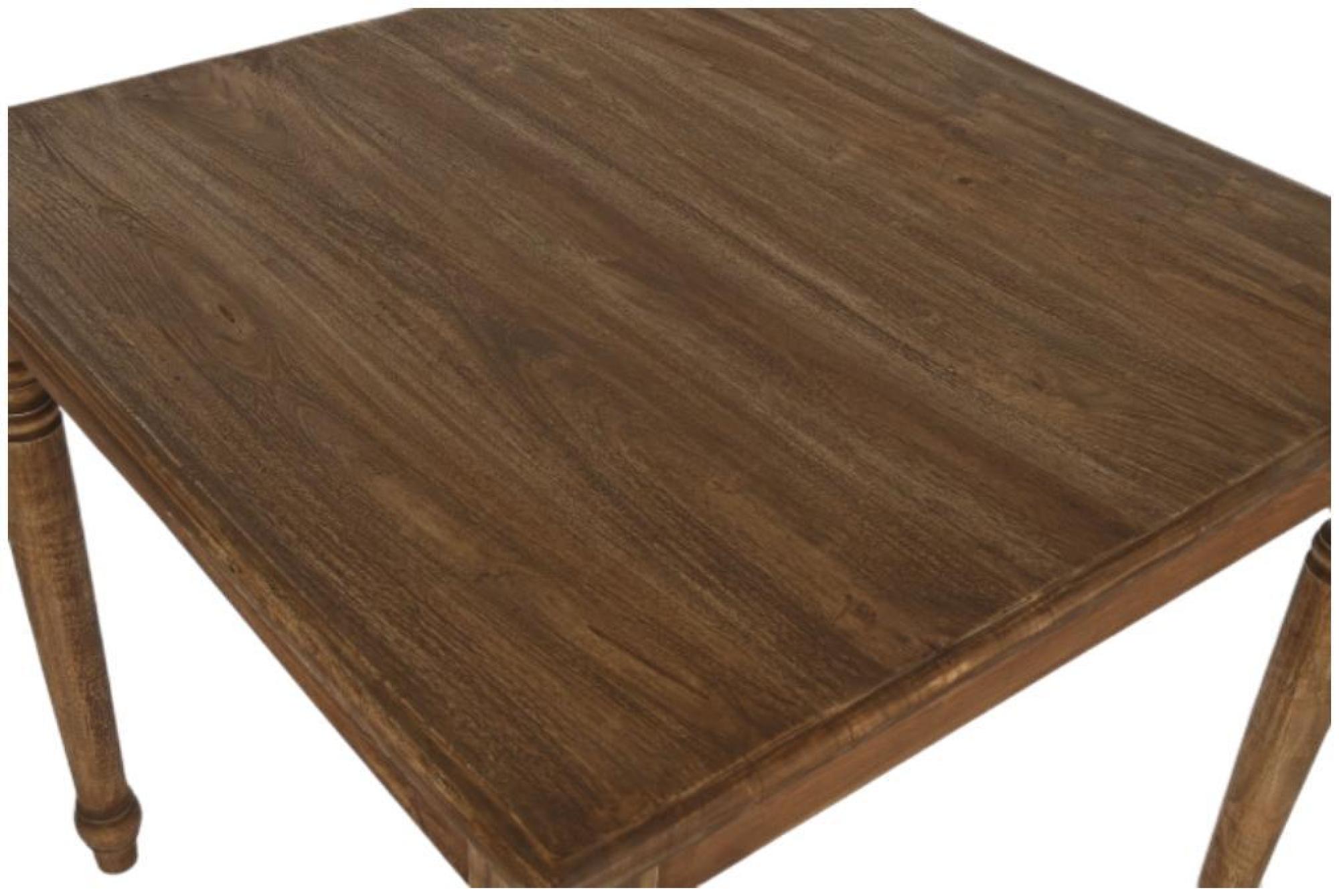 Product photograph of Natural Wood 2 Seater Square Dining Table from Choice Furniture Superstore.