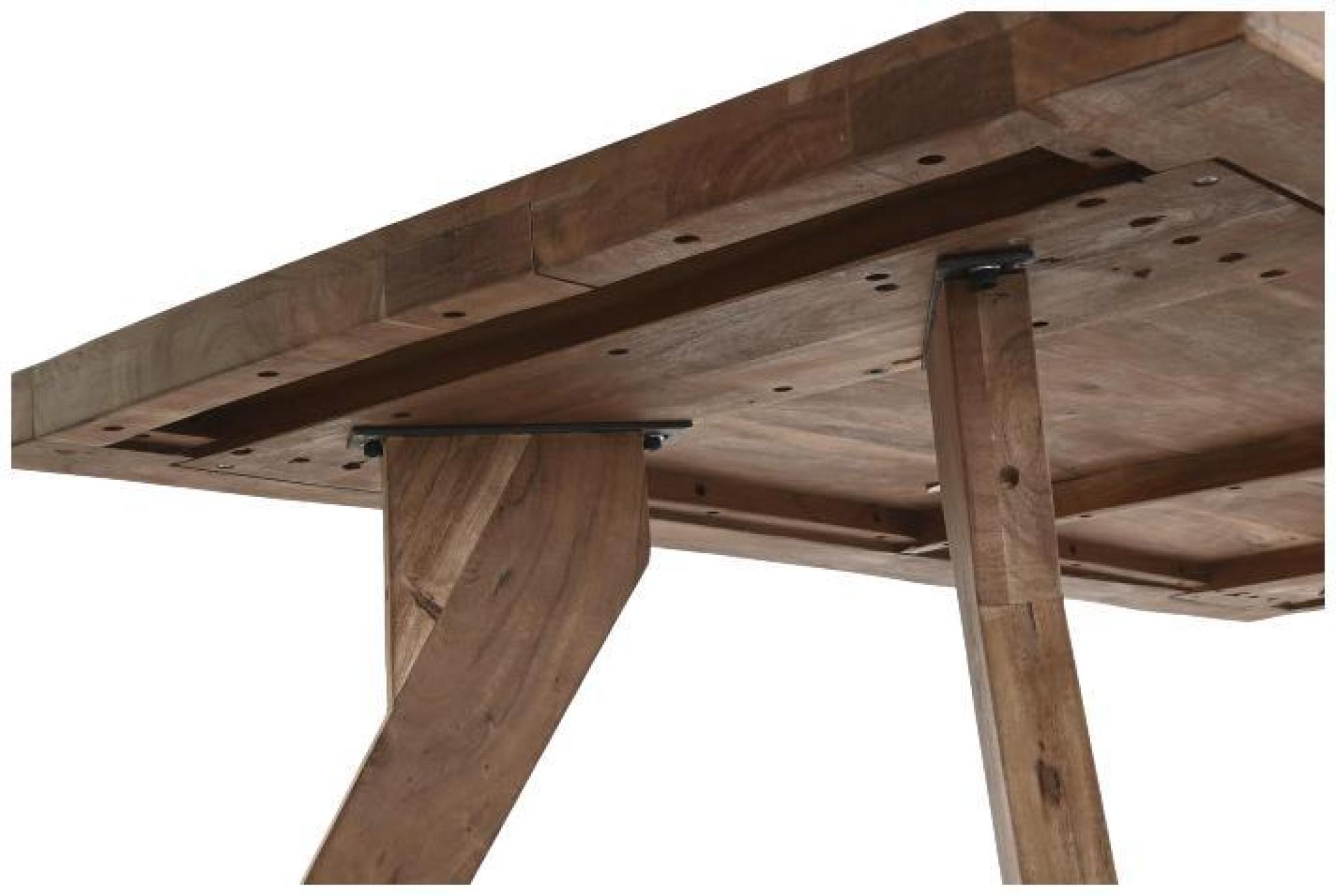 Product photograph of African Natural Acacia Wood 8 Seater Dining Table from Choice Furniture Superstore.