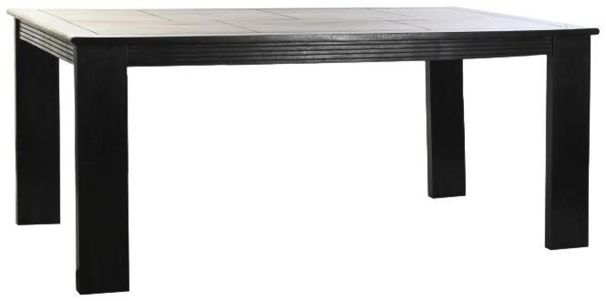 Product photograph of Long Island Dark Acacia Wood 6 Seater Dining Table from Choice Furniture Superstore.