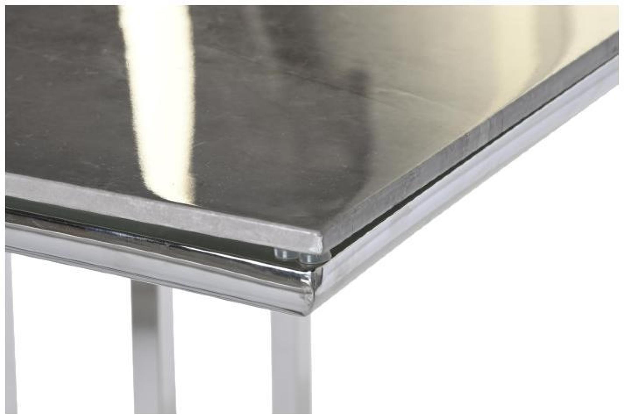 Product photograph of White Marble Effect And Chrome 6 Seater Pedestal Dining Table from Choice Furniture Superstore.