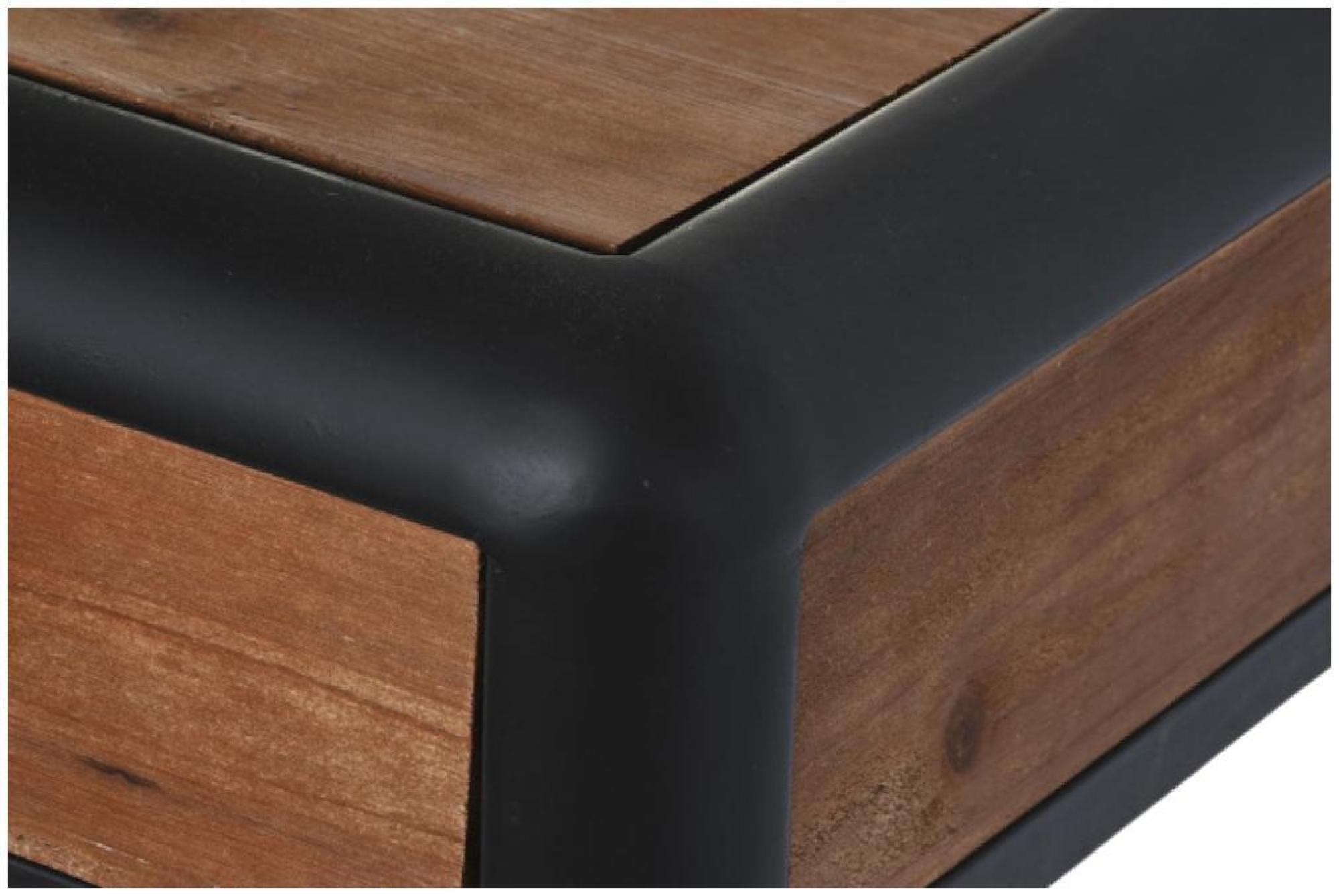 Product photograph of Cuttack Wood And Metal 6 Seater Dining Table from Choice Furniture Superstore.