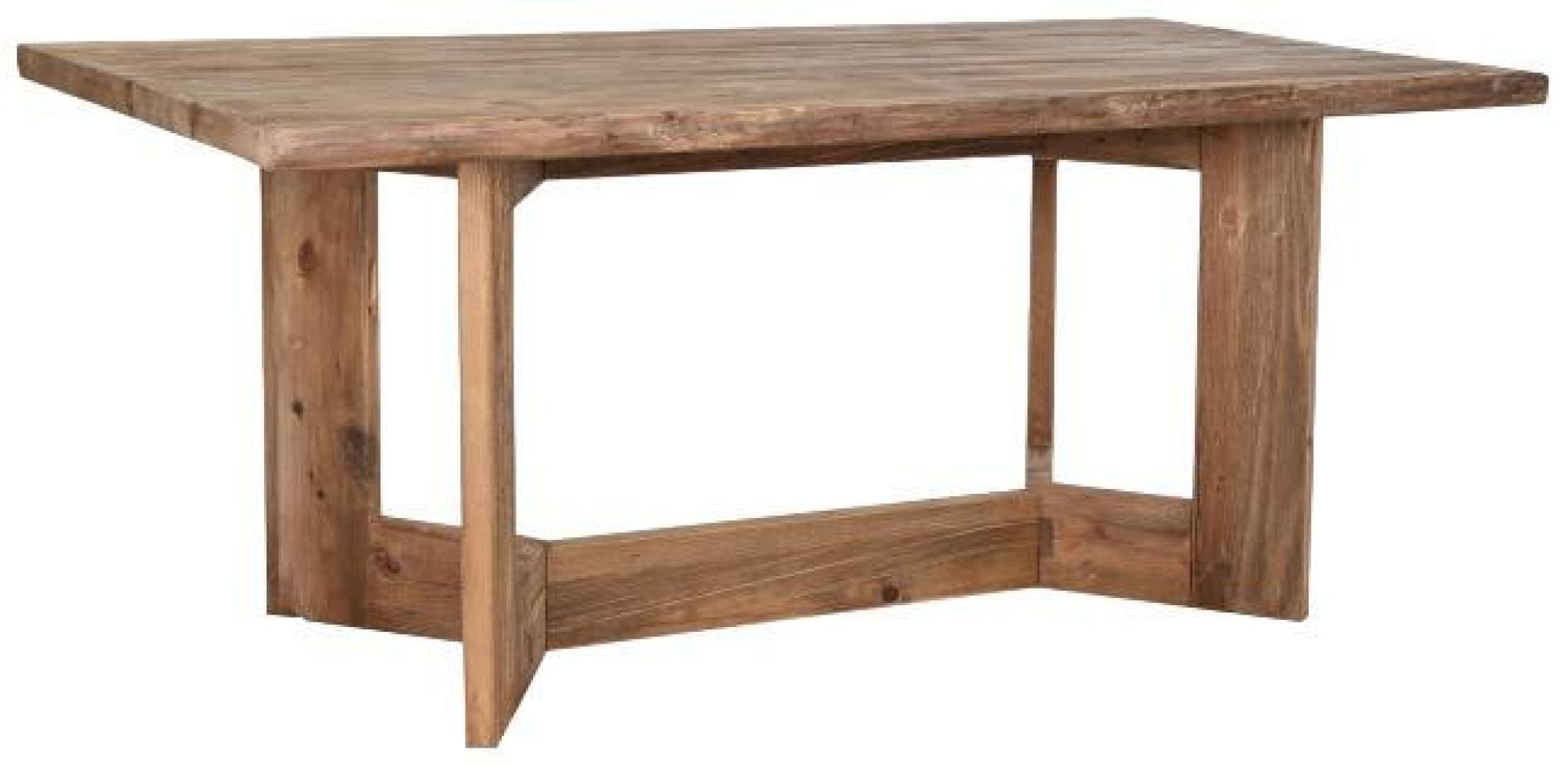 Product photograph of Alpine Natural Recicled Wood 6 Seater Dining Table from Choice Furniture Superstore.