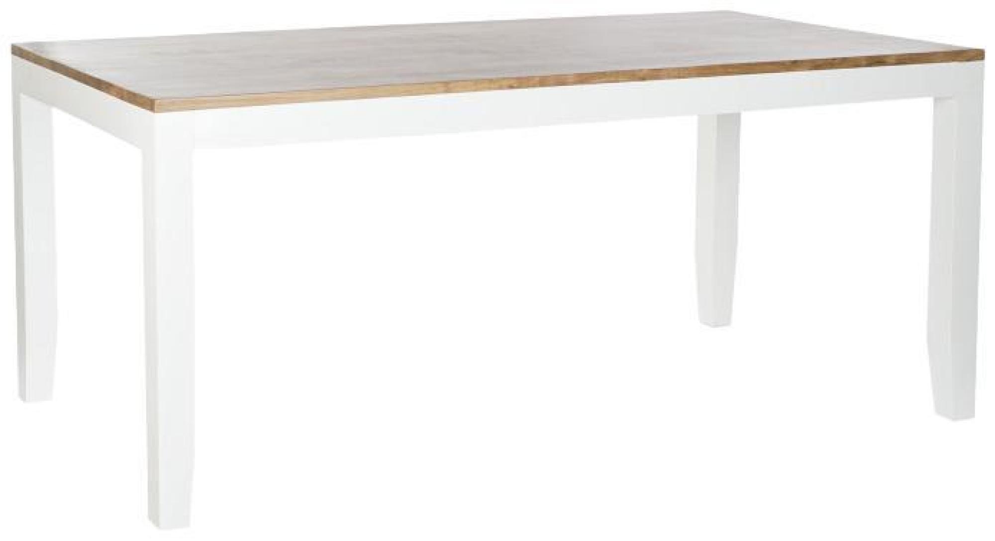 Product photograph of White Acacia Wood 8 Seater Dining Table from Choice Furniture Superstore.