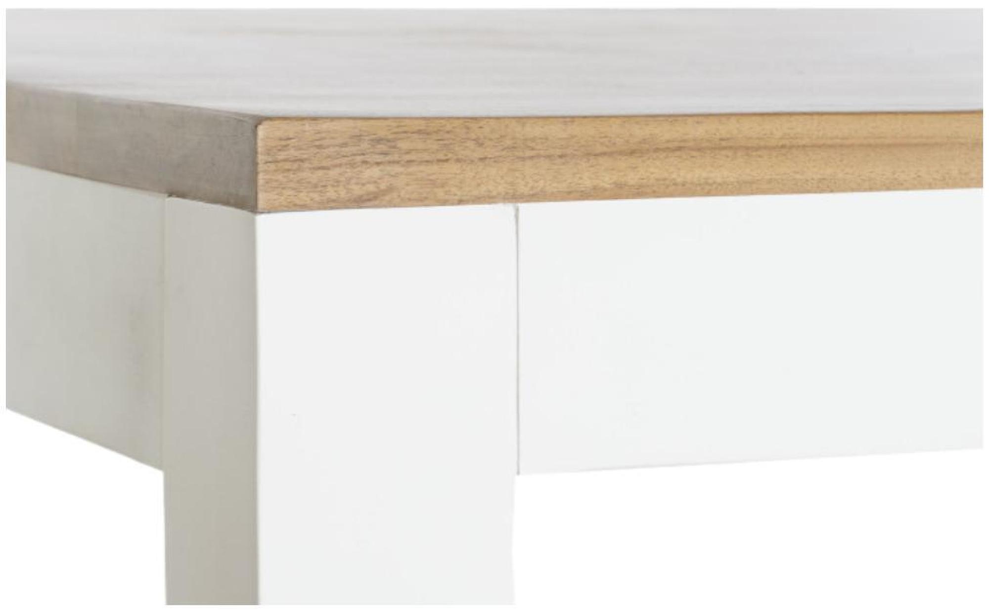 Product photograph of White Acacia Wood 8 Seater Dining Table from Choice Furniture Superstore.