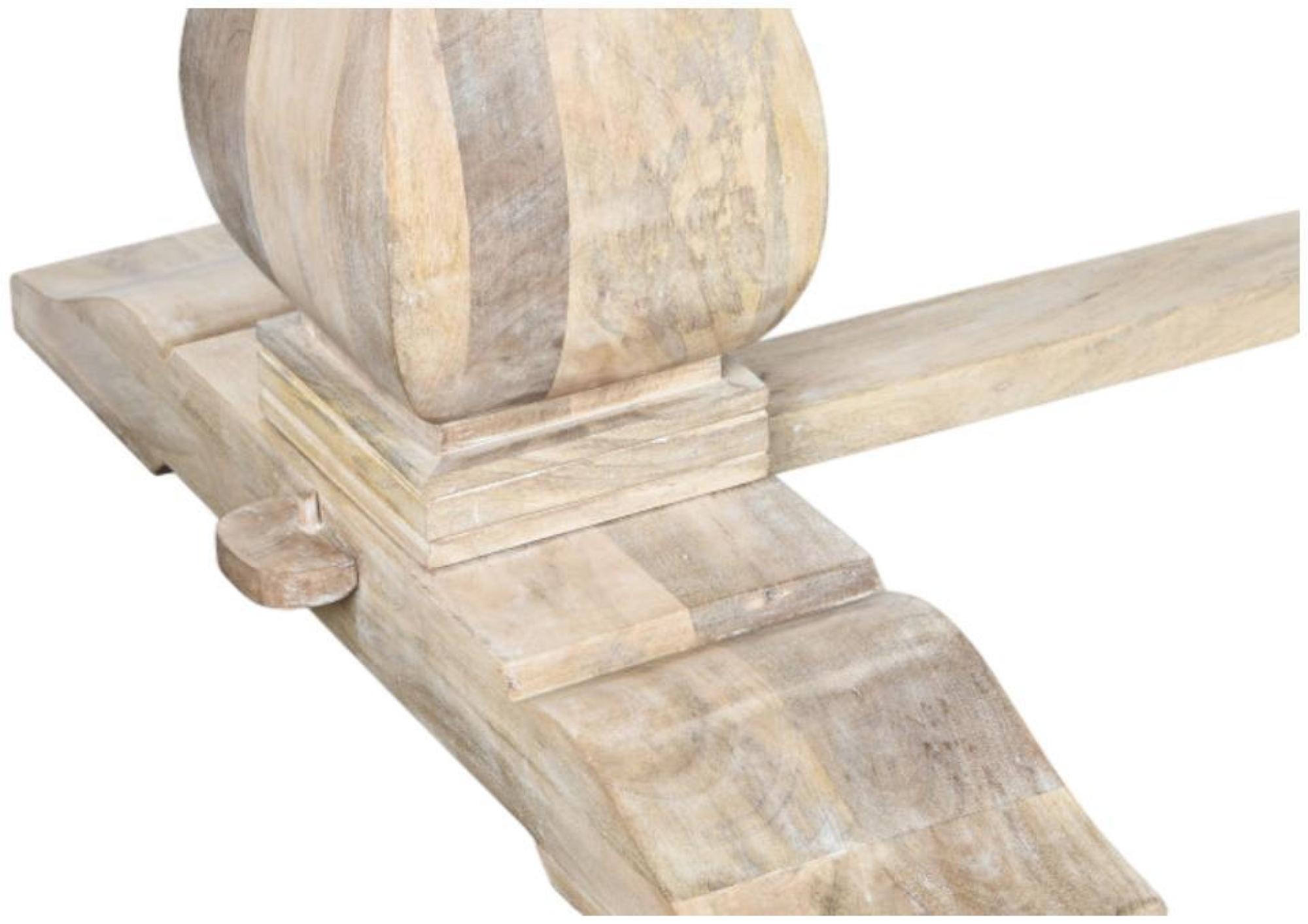 Product photograph of Natural Mango Wood 8 Seater Refectory Dining Table from Choice Furniture Superstore.