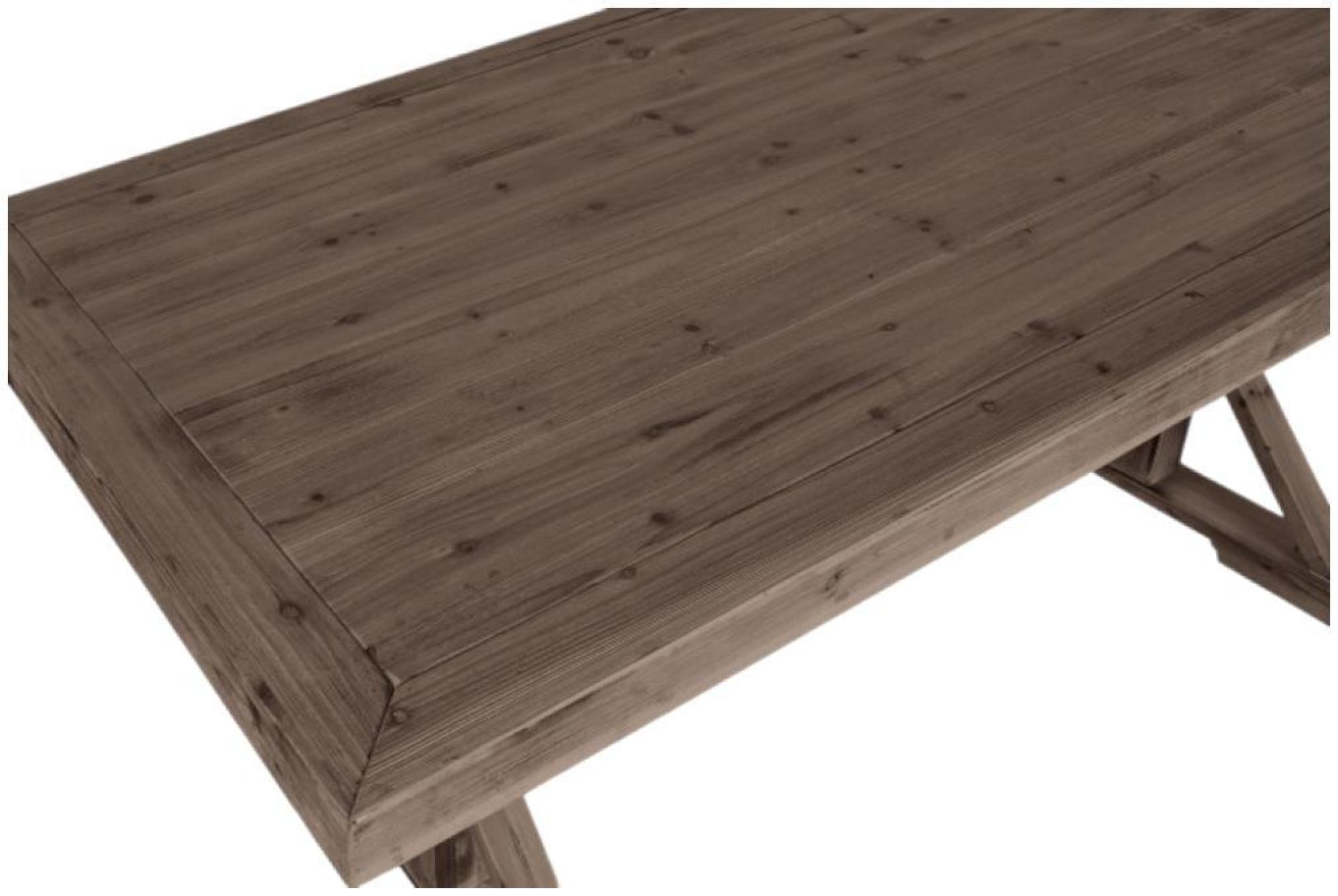 Product photograph of African Natural Wood 8 Seater Dining Table from Choice Furniture Superstore.