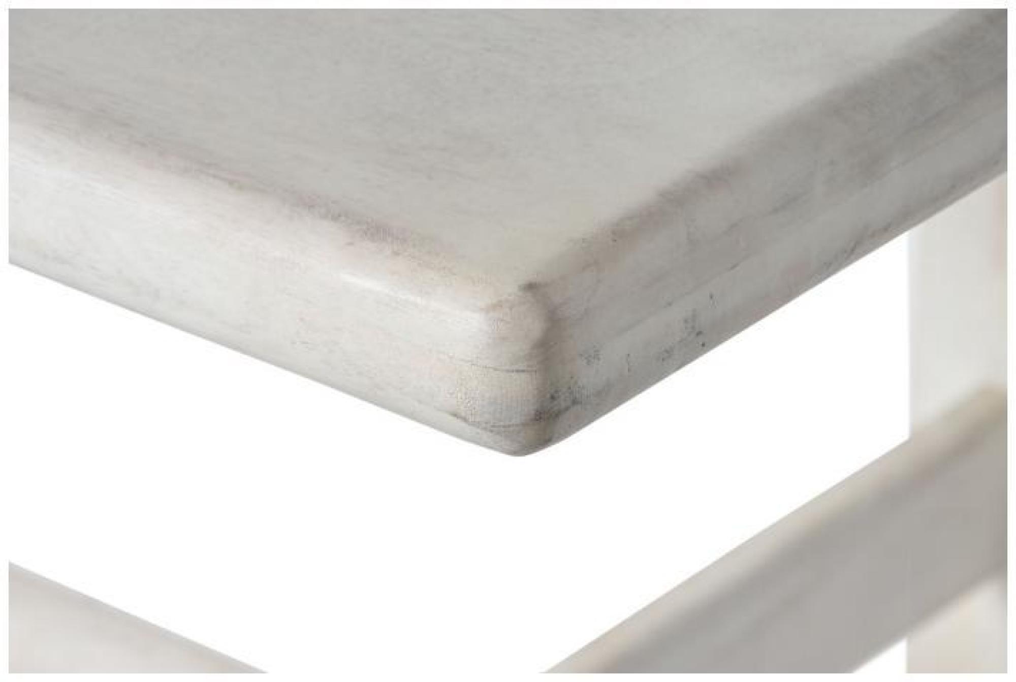 Product photograph of Scandi White Mango Wood 8 Seater Refectory Dining Table from Choice Furniture Superstore.