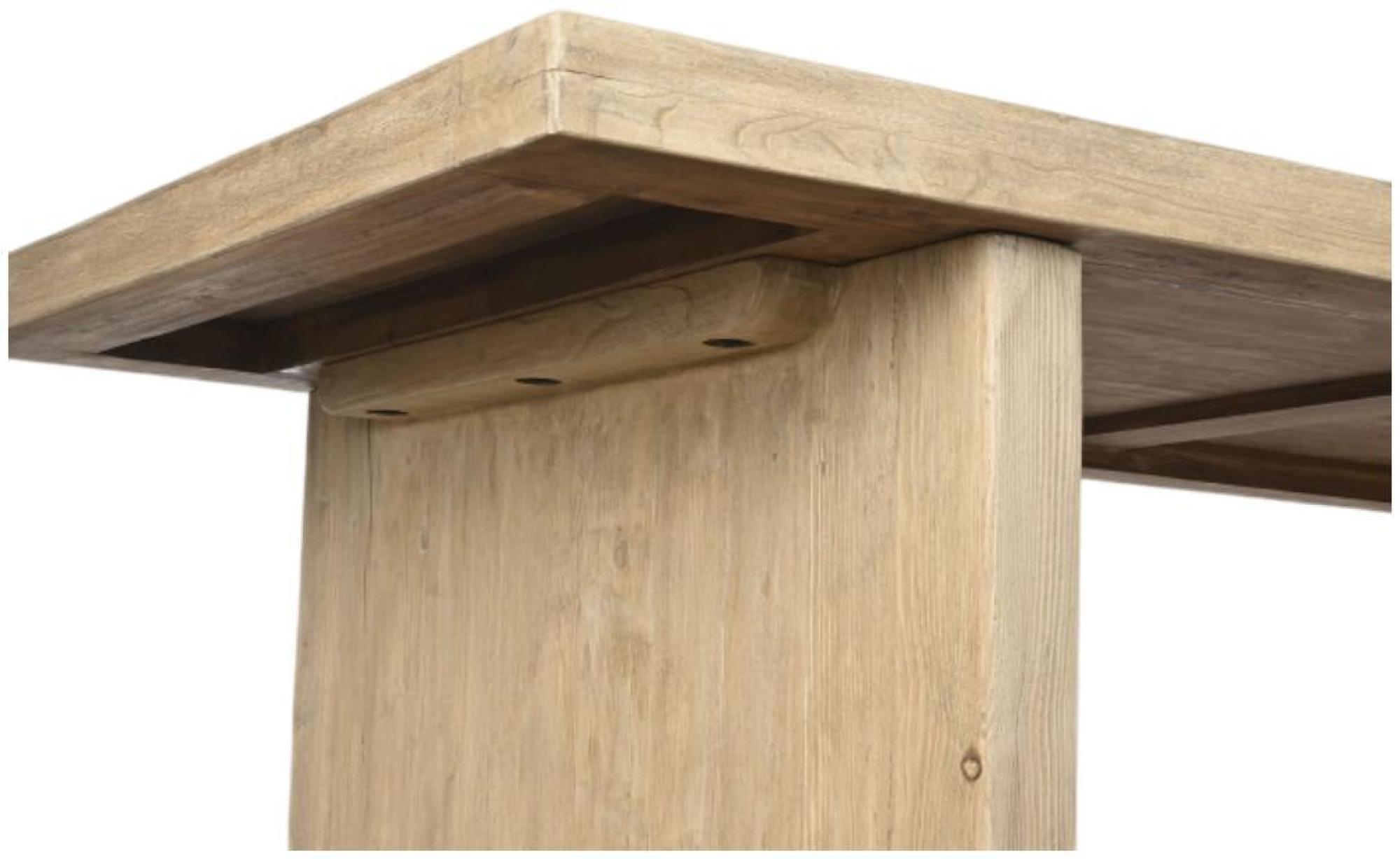 Product photograph of Natural Wood 10 Seater Dining Table from Choice Furniture Superstore.