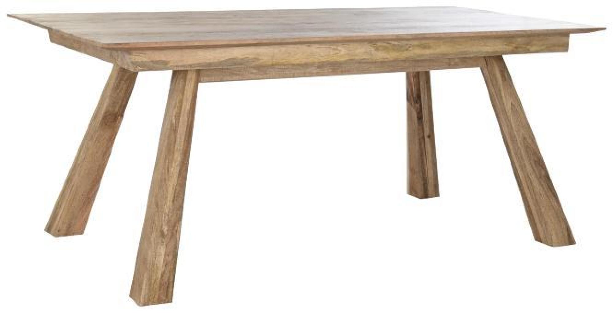 Product photograph of Alpine Natural Mango Wood 6 Seater Dining Table from Choice Furniture Superstore.