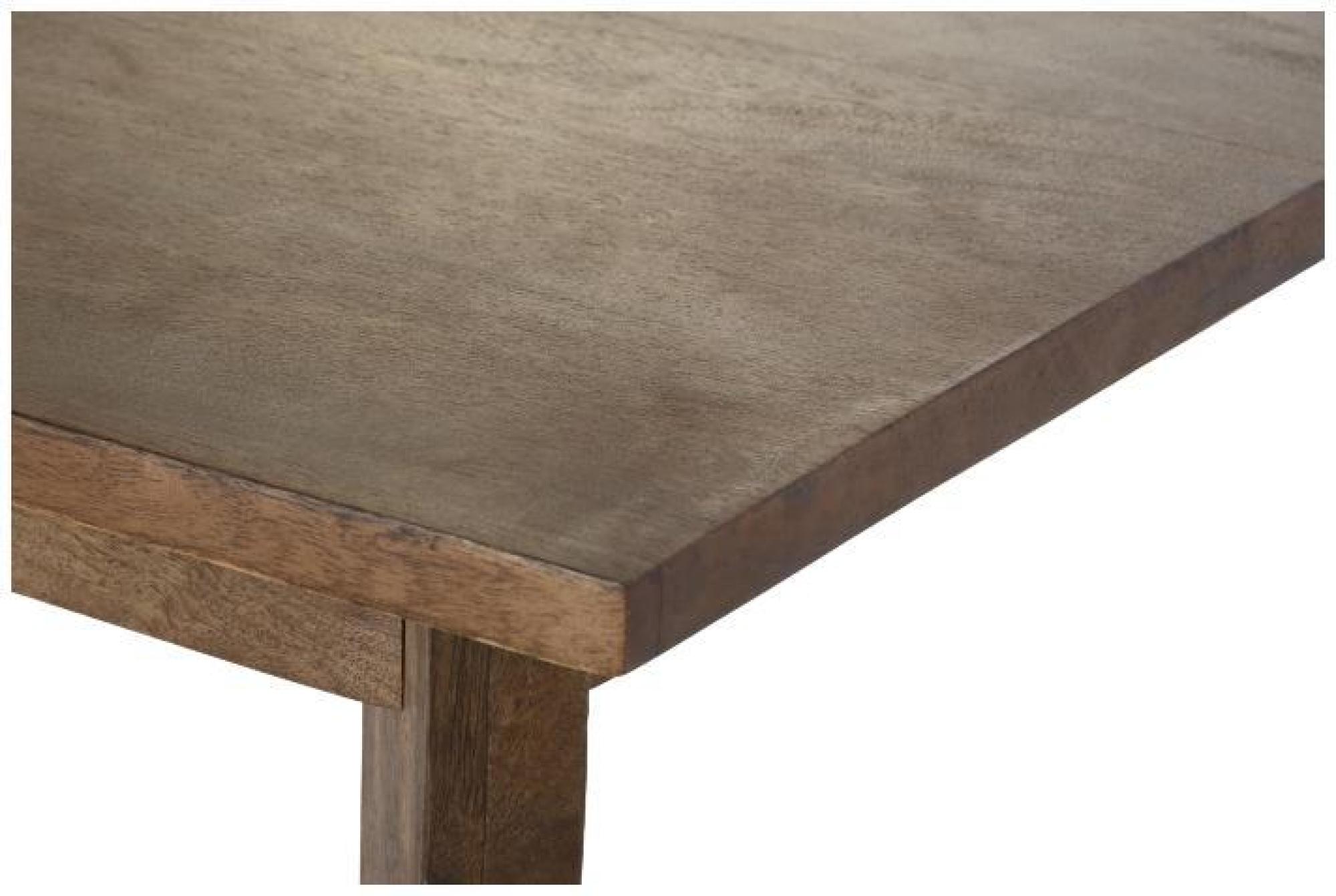 Product photograph of Brown Mango Wood 6 Seater Dining Table from Choice Furniture Superstore.