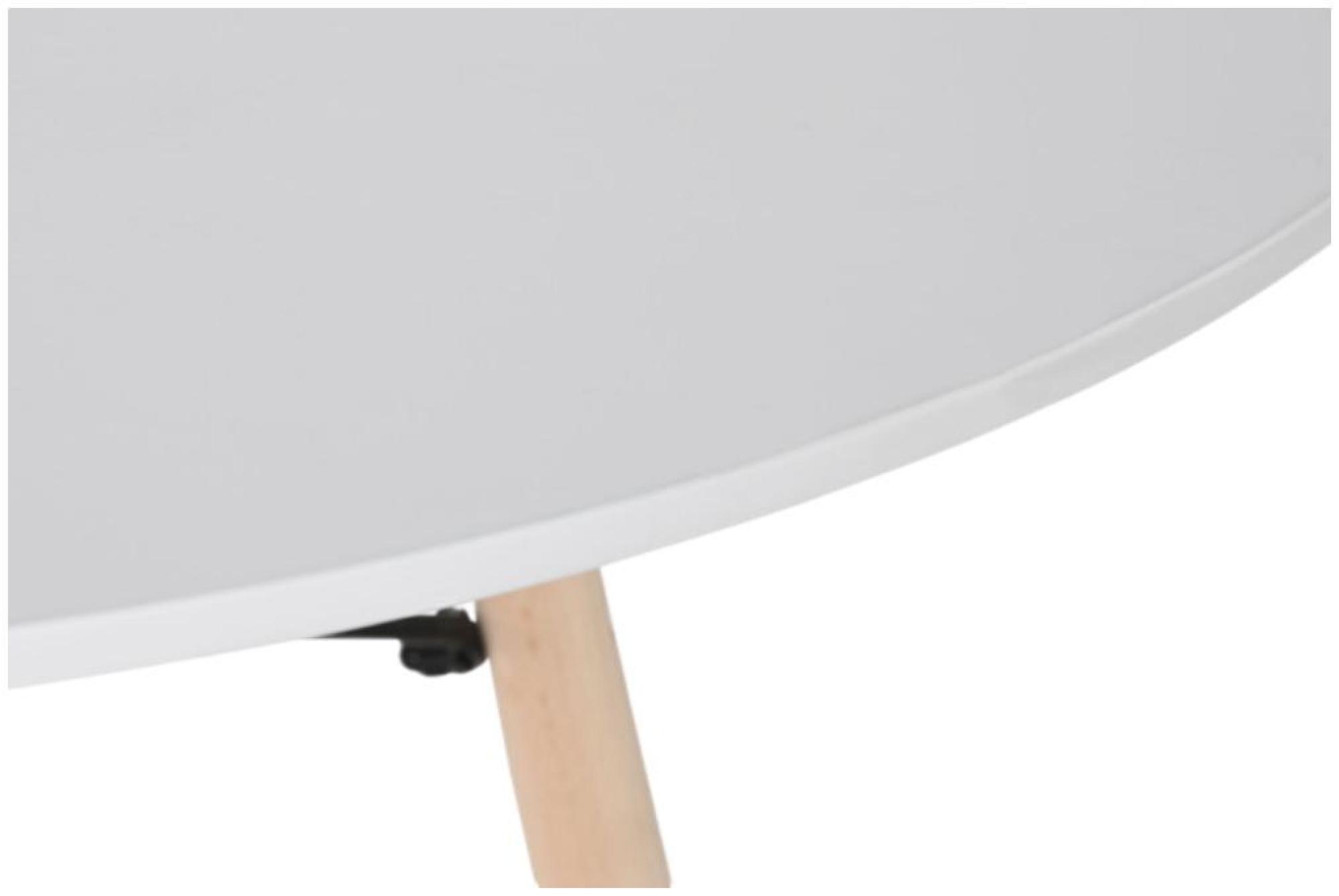 Product photograph of Urban White 4 Seater Round Dining Table from Choice Furniture Superstore.