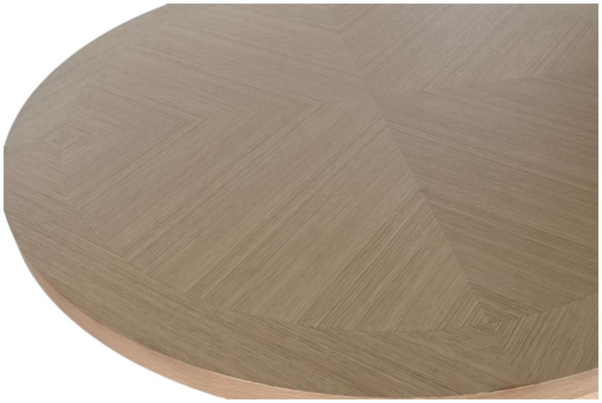 Product photograph of Scandi Natural 4 Seater Round Dining Table from Choice Furniture Superstore.