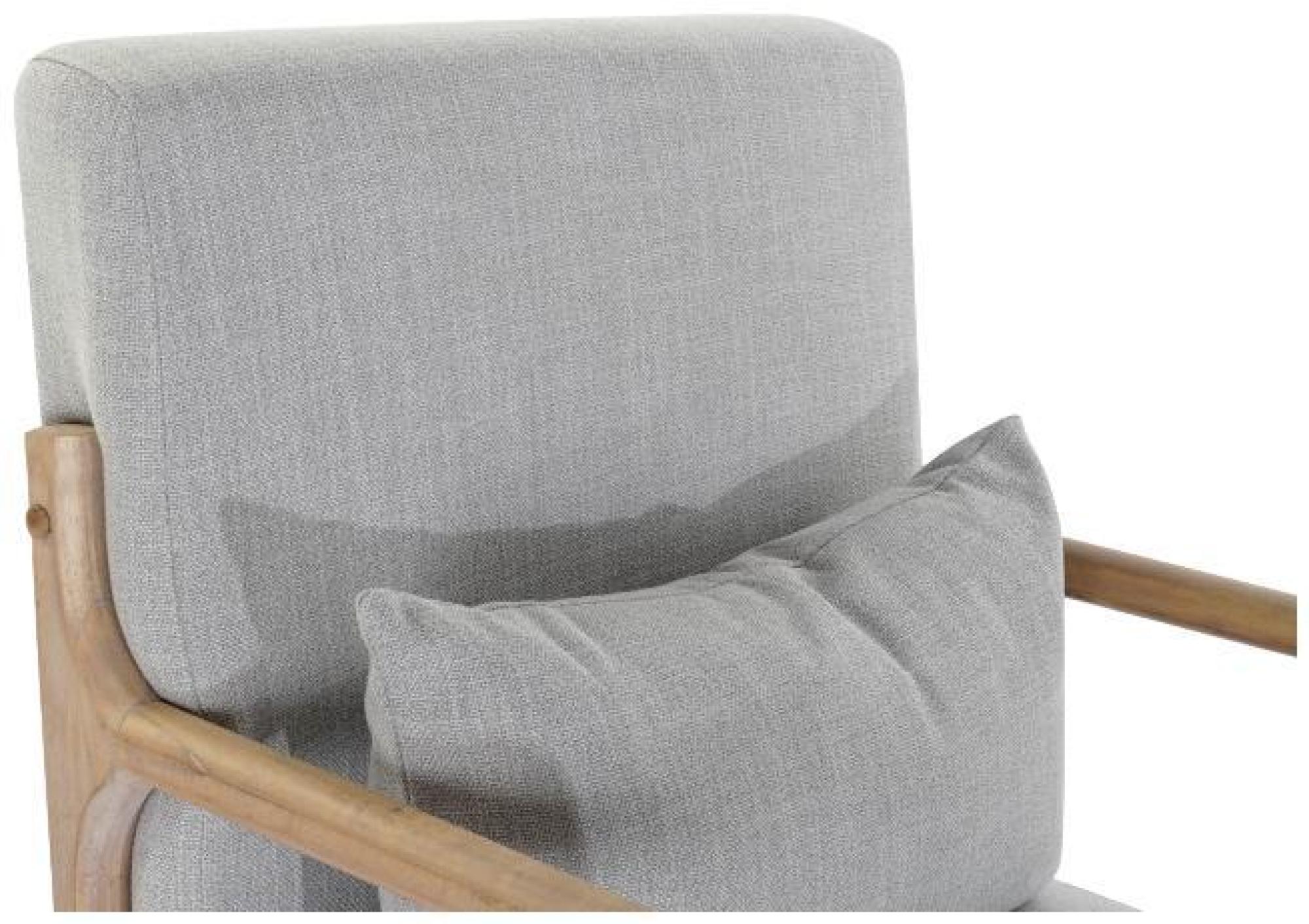 Product photograph of Sixties Light Grey Fabric Rocking Chair from Choice Furniture Superstore.