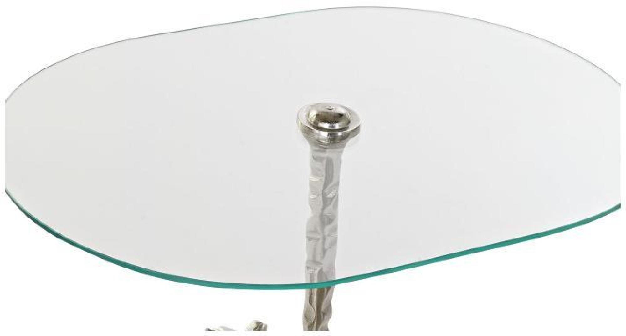 Product photograph of Cottage Silver And Metal Side Table from Choice Furniture Superstore.