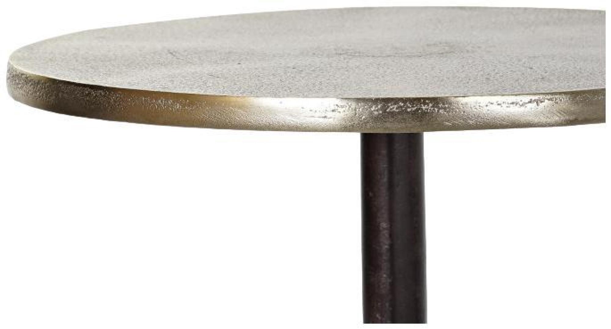 Product photograph of Loft Black And Golden Metal Side Table - Set Of 2 from Choice Furniture Superstore.