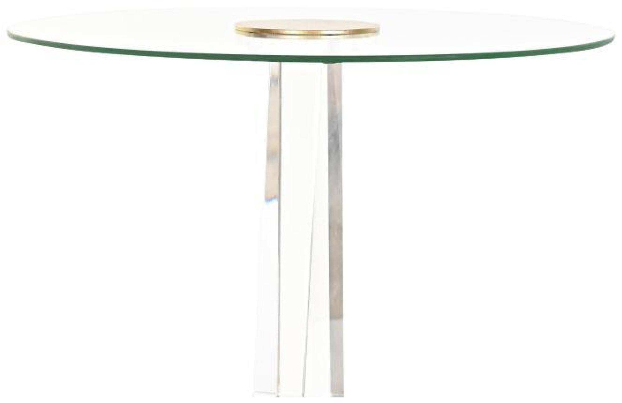 Product photograph of Gangtok Golden And Metal Side Table from Choice Furniture Superstore.