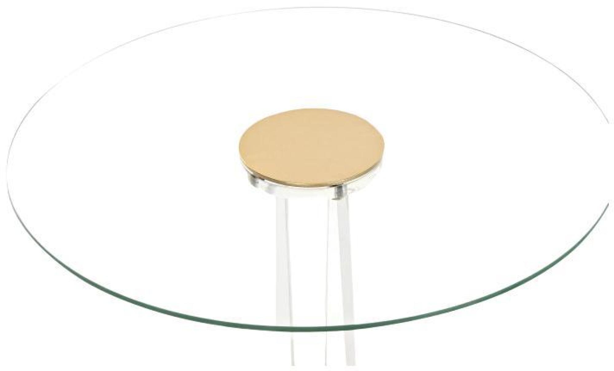 Product photograph of Gangtok Golden And Metal Side Table from Choice Furniture Superstore.