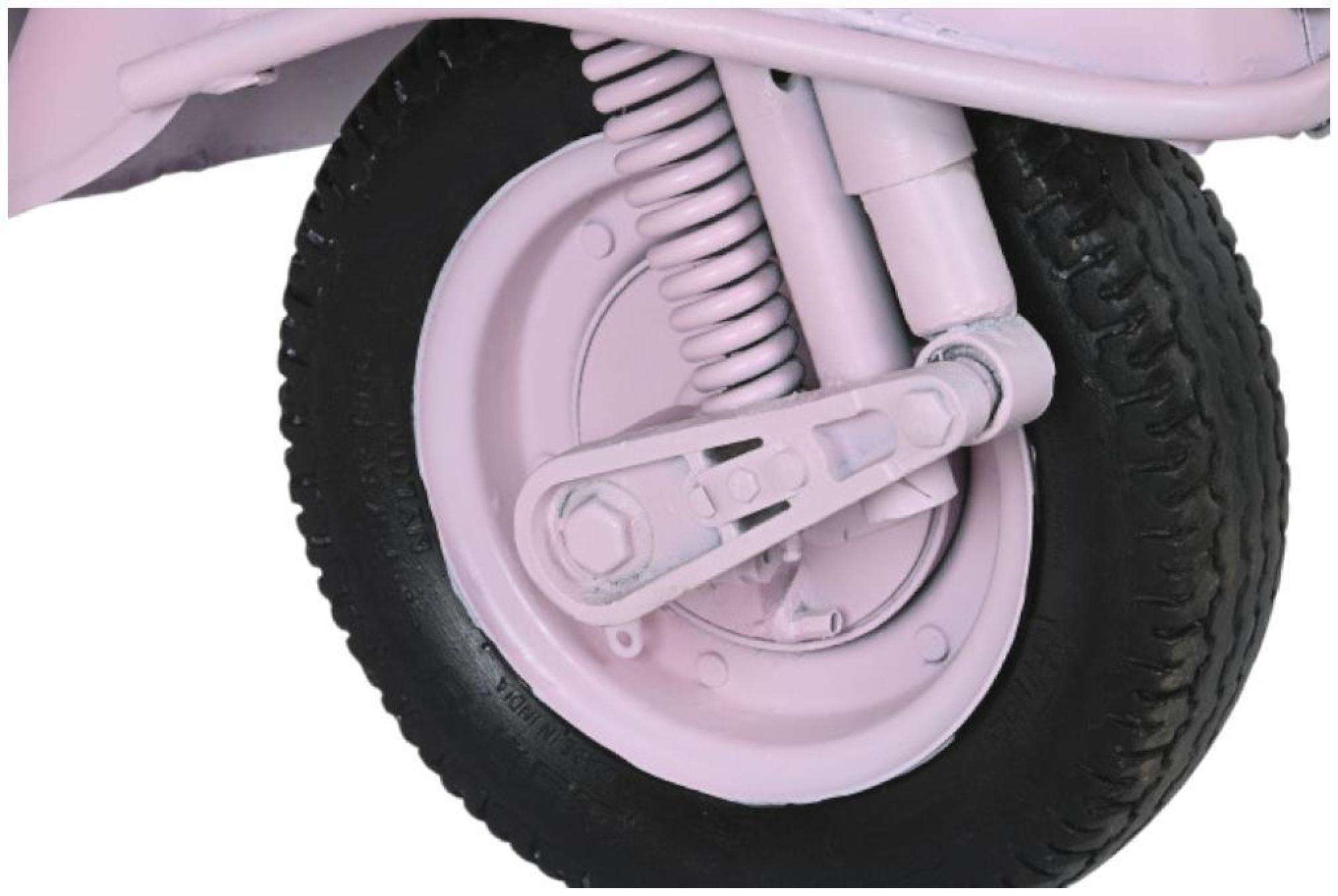 Product photograph of Vespa Pink Scooter Table from Choice Furniture Superstore.