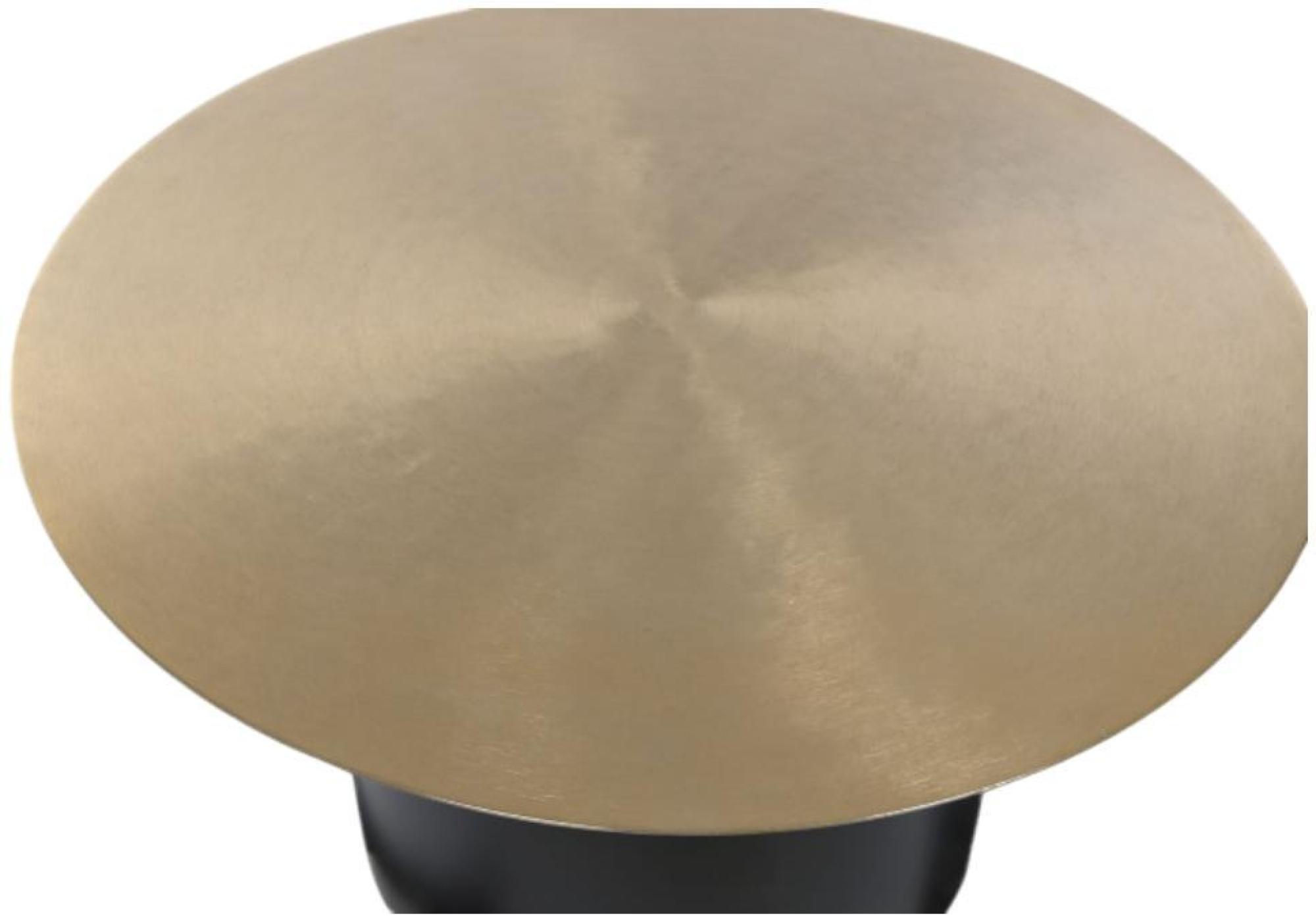 Product photograph of Modern Golden And Black Metal Side Table from Choice Furniture Superstore.