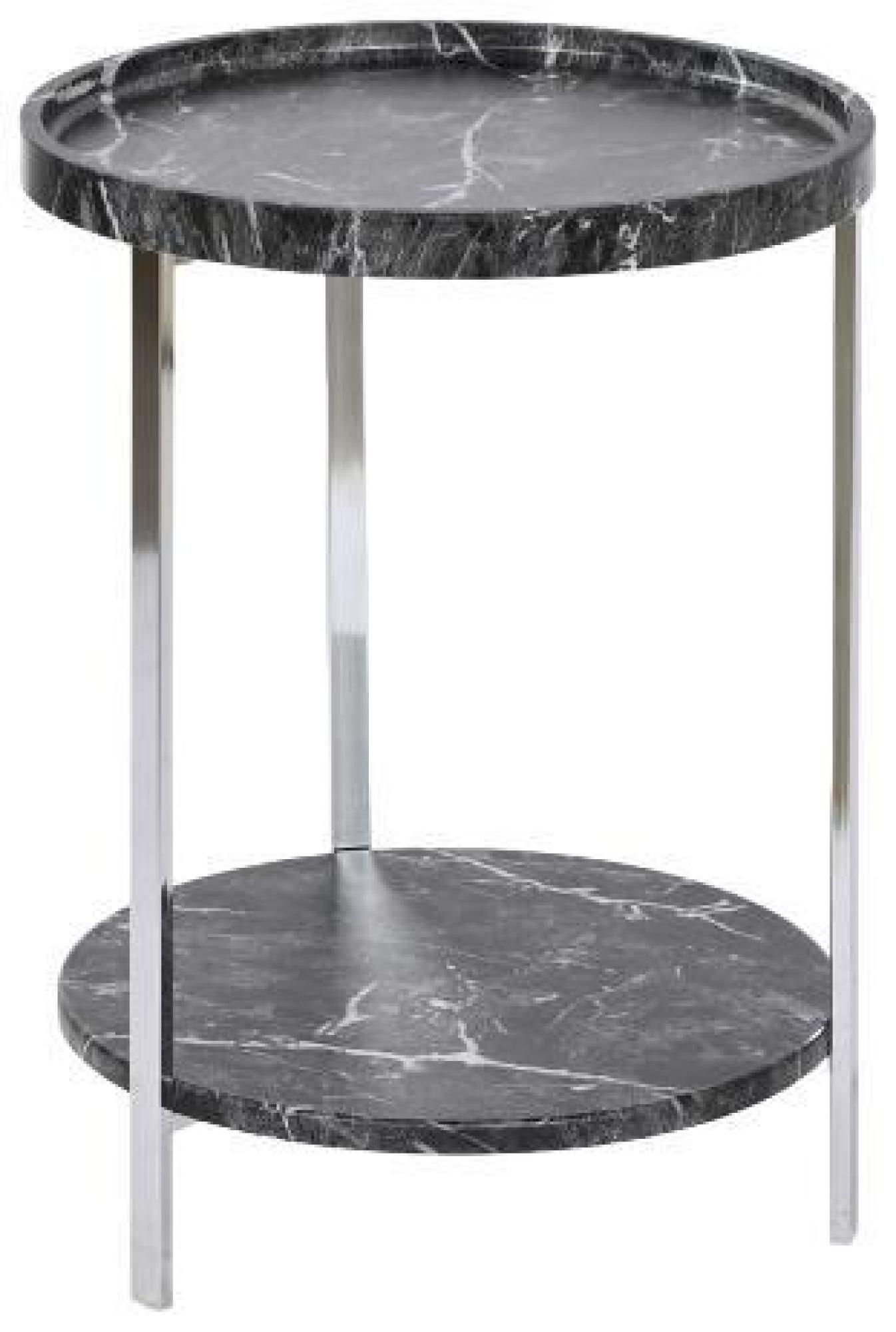 Product photograph of Douglas Black Wood Side Table from Choice Furniture Superstore.