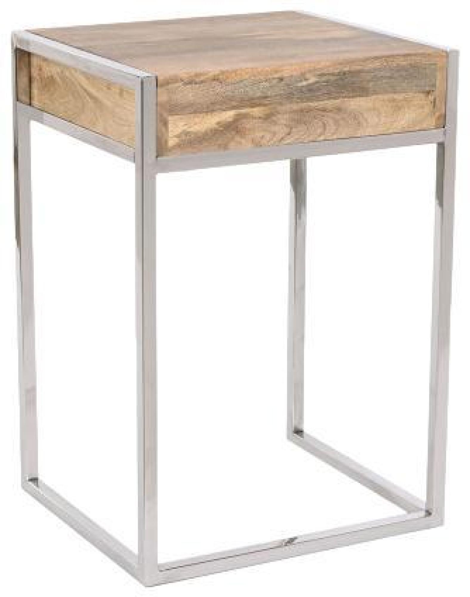 Product photograph of Loft Mango Wood Square Side Table - Set Of 2 from Choice Furniture Superstore.