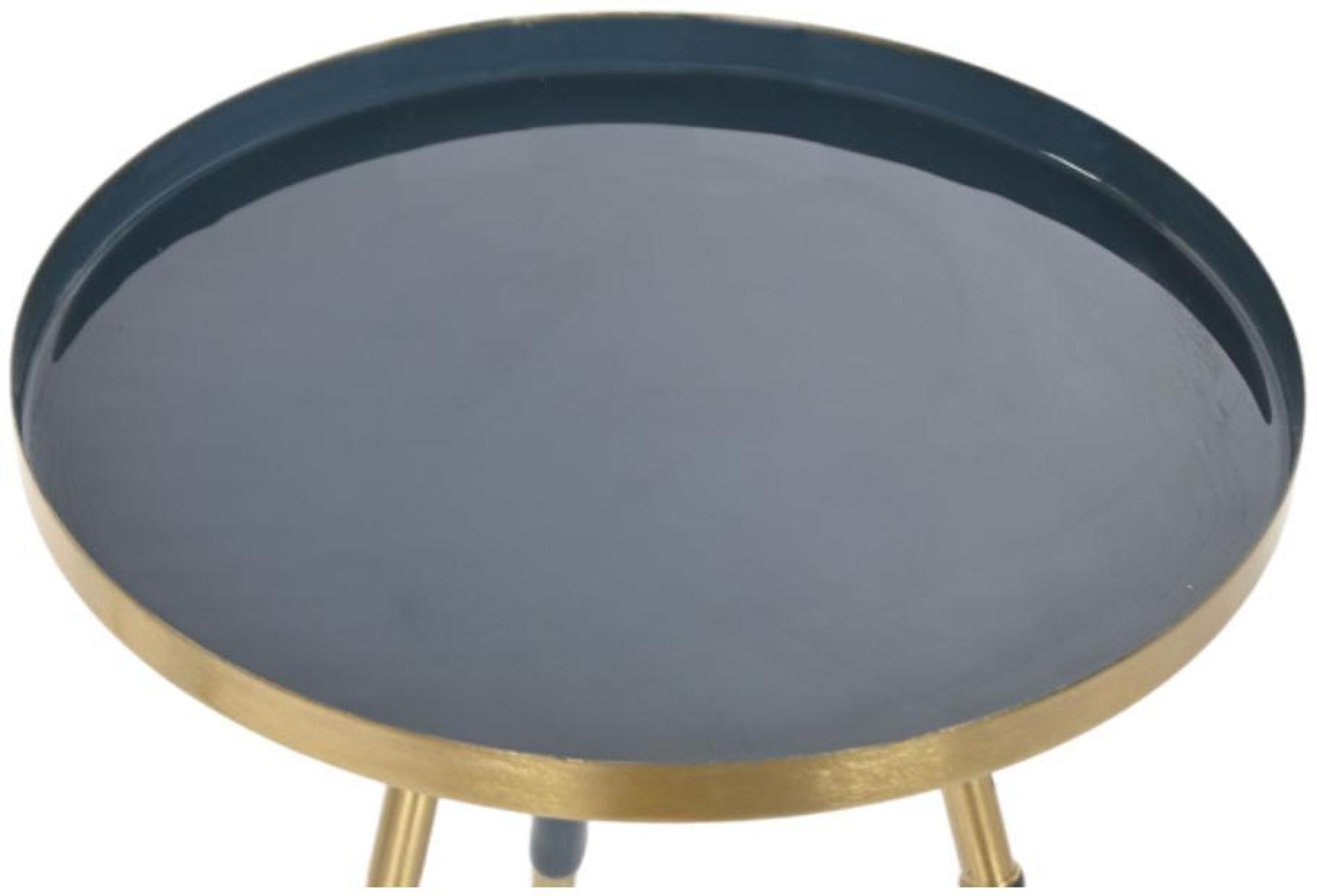 Product photograph of Blue Metal Side Table - Set Of 2 from Choice Furniture Superstore.