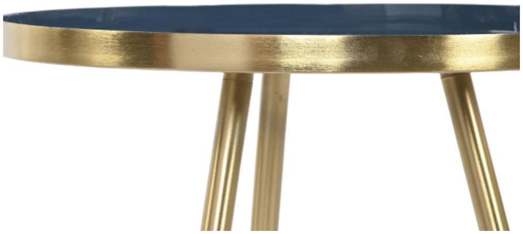 Product photograph of Blue Metal Side Table - Set Of 2 from Choice Furniture Superstore.