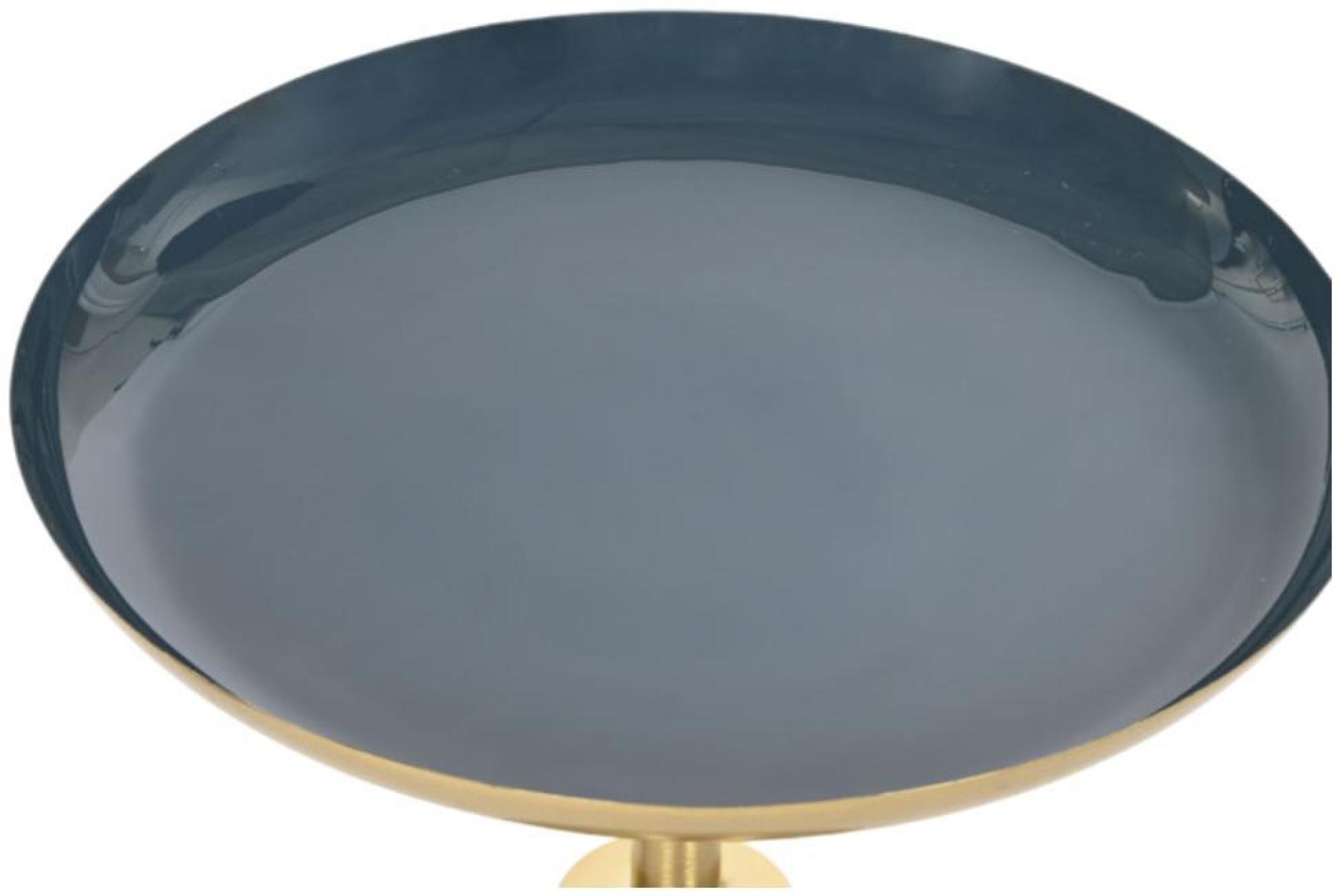 Product photograph of Golden And Blue Side Table - Set Of 2 from Choice Furniture Superstore.