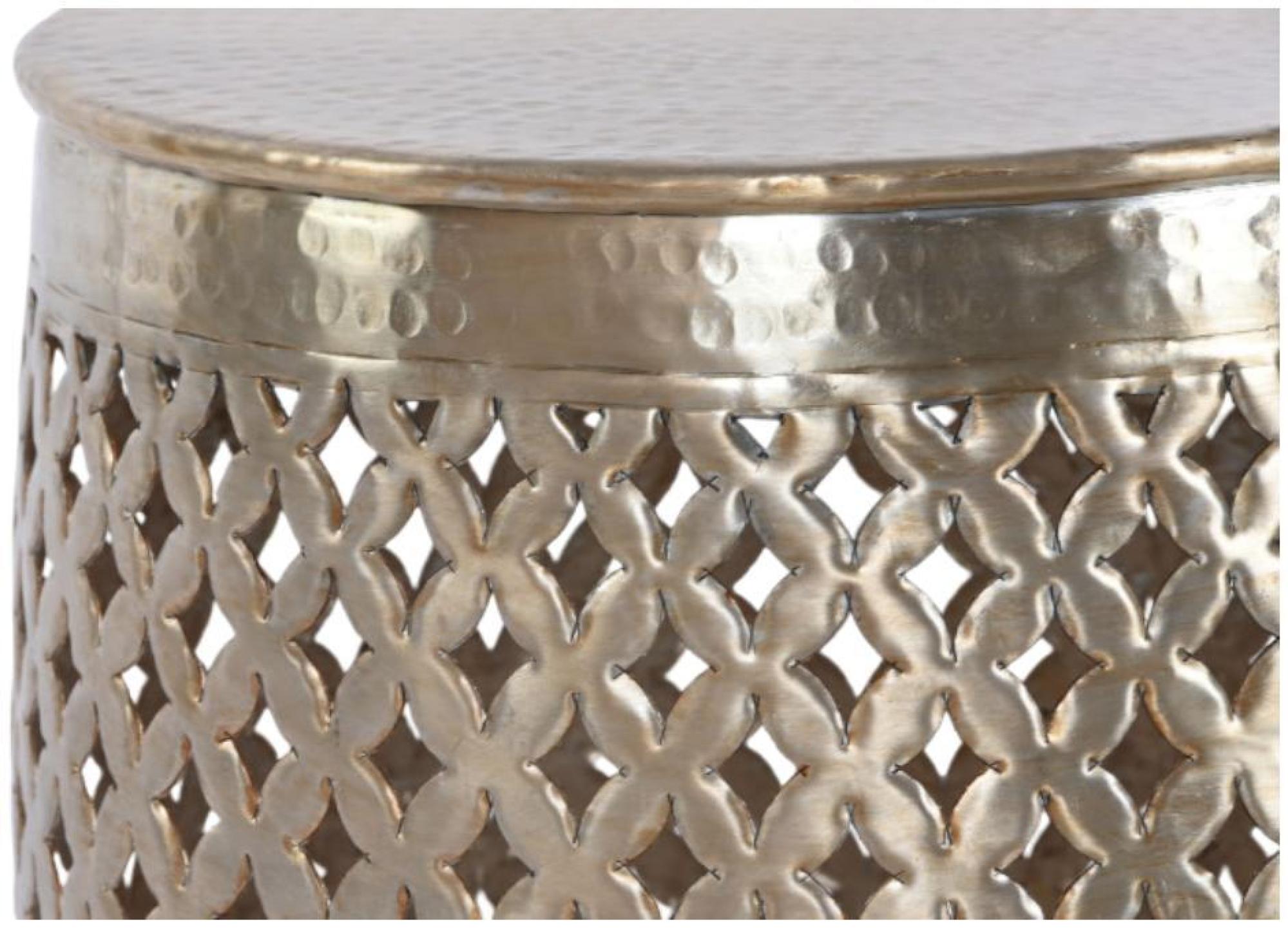 Product photograph of Indian Golden Metal Side Table from Choice Furniture Superstore.