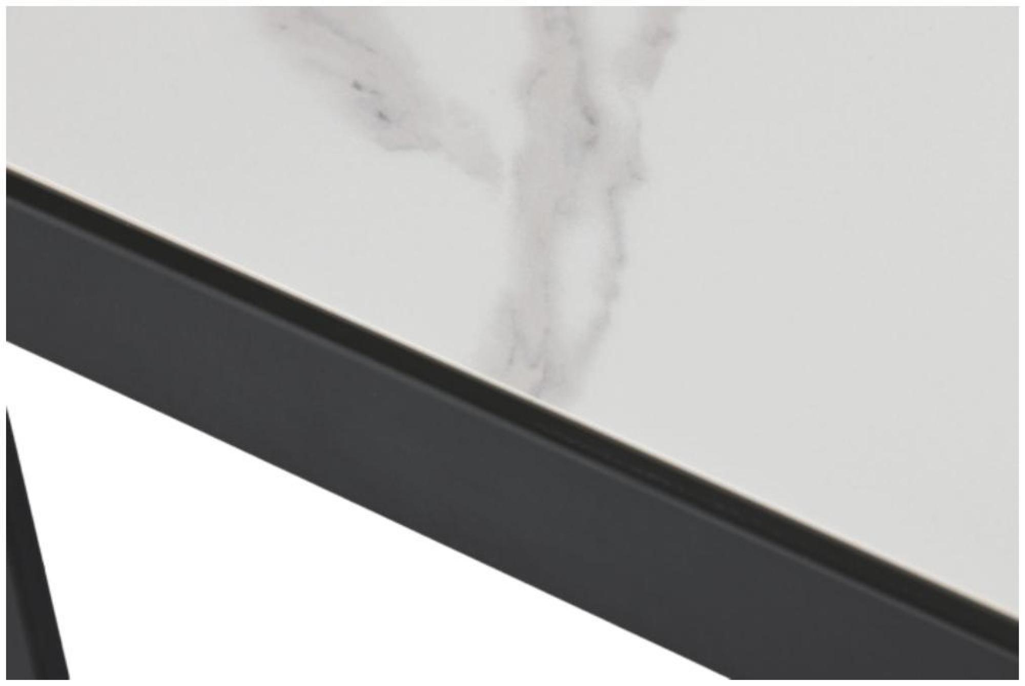 Product photograph of Urban White And Black Metal Side Table from Choice Furniture Superstore.