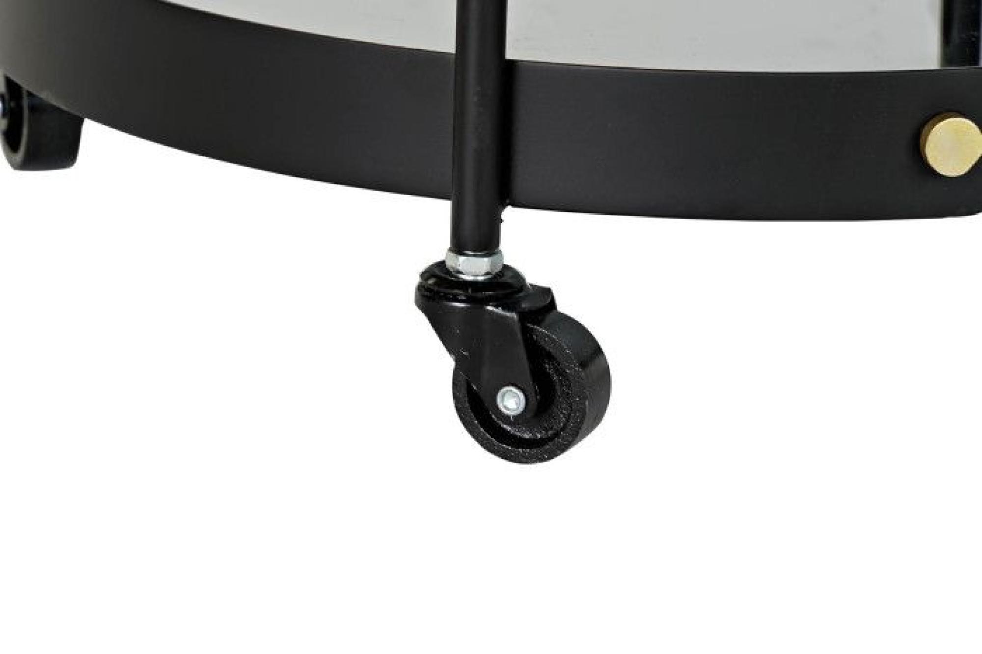 Product photograph of Black Metal Side Table from Choice Furniture Superstore.