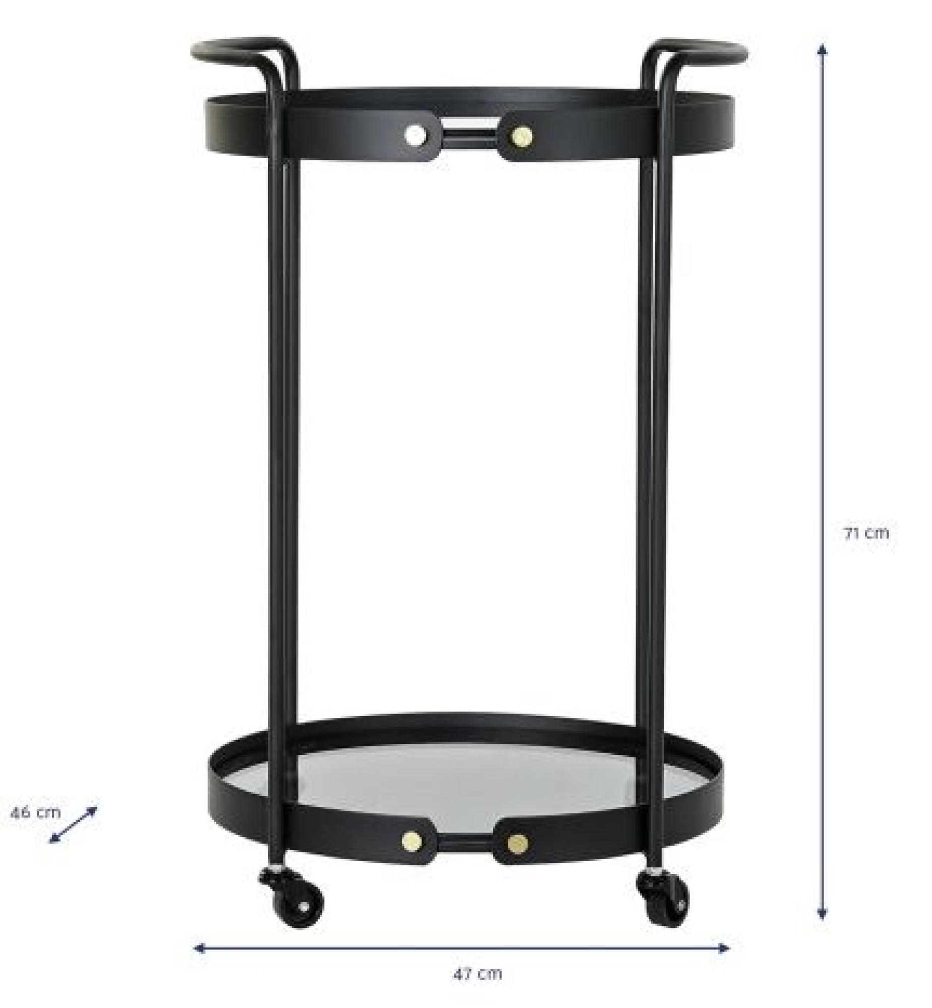 Product photograph of Black Metal Side Table from Choice Furniture Superstore.