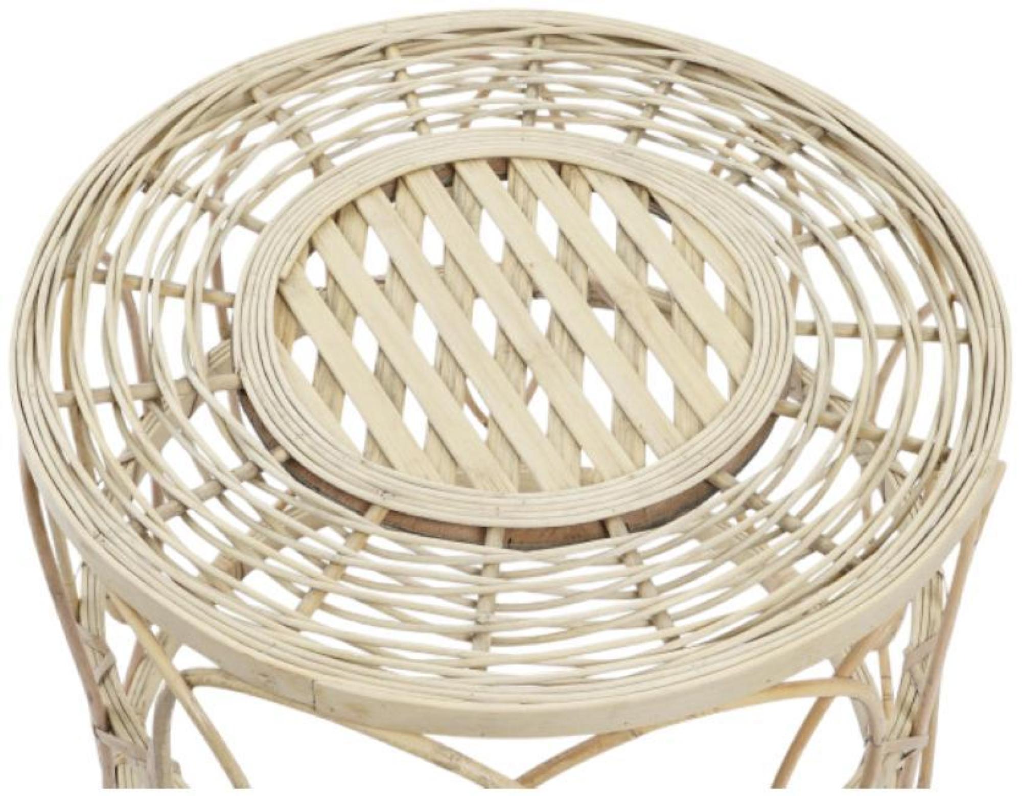 Product photograph of Urban Brown Rattan Side Table - Set Of 2 from Choice Furniture Superstore.