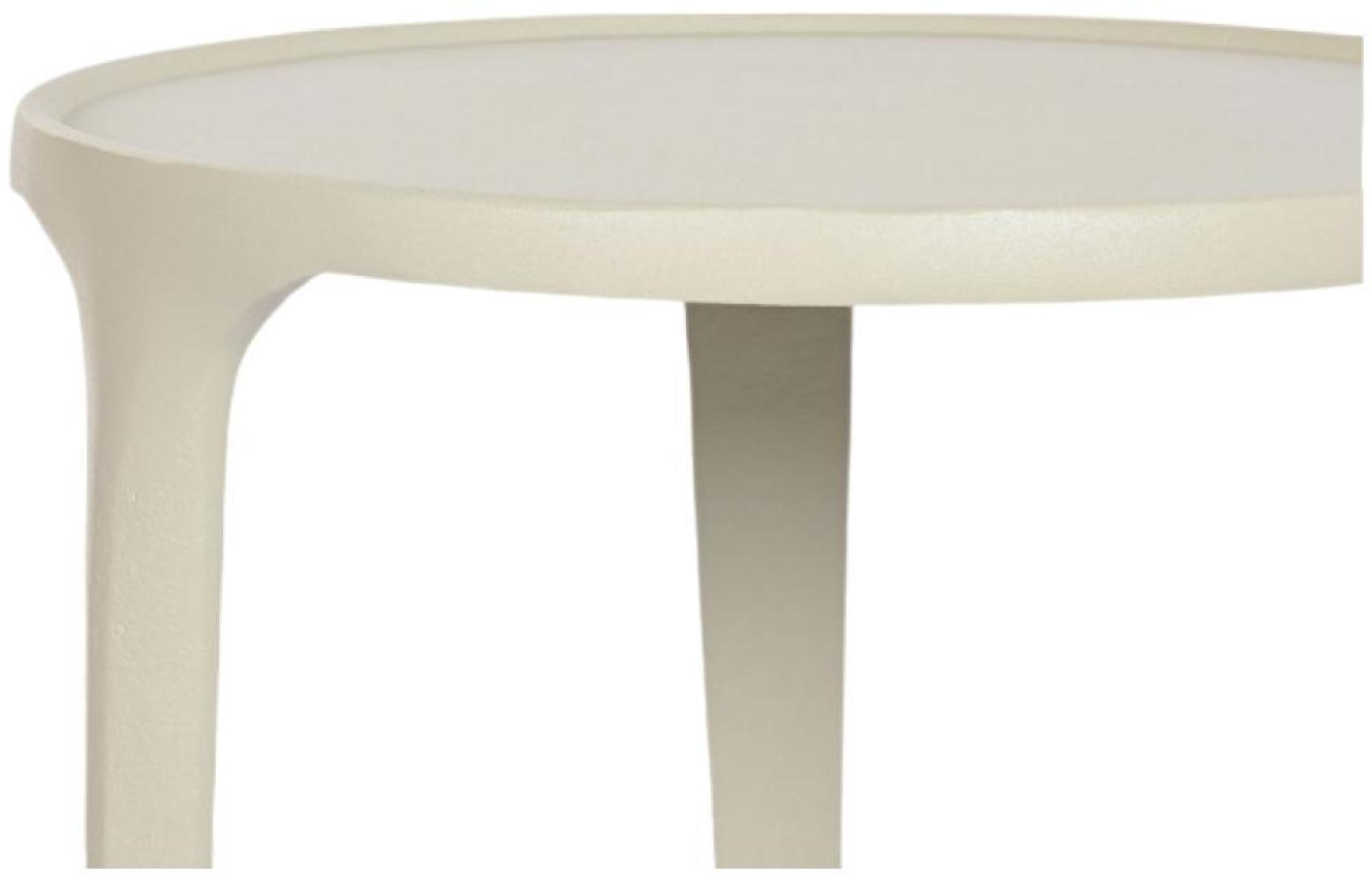 Product photograph of Urban Pink And Beige Metal Side Table - Set Of 2 from Choice Furniture Superstore.