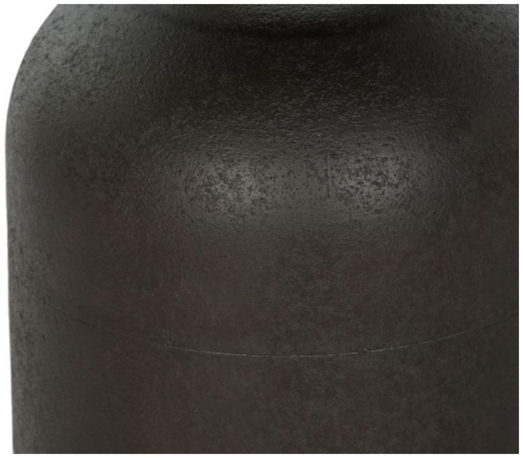 Product photograph of Black Wood And Gold Metal Round Side Table from Choice Furniture Superstore.