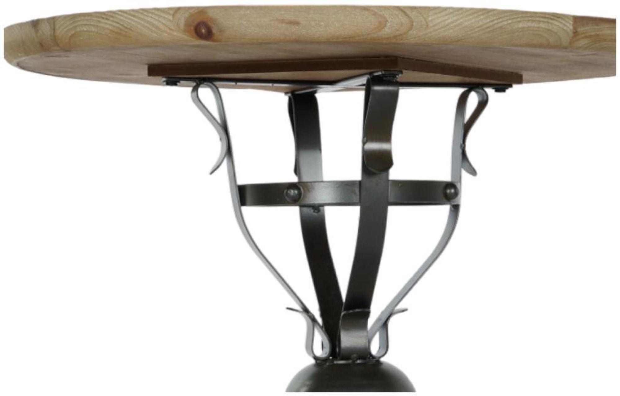 Product photograph of Black And Natural Wood Side Table from Choice Furniture Superstore.