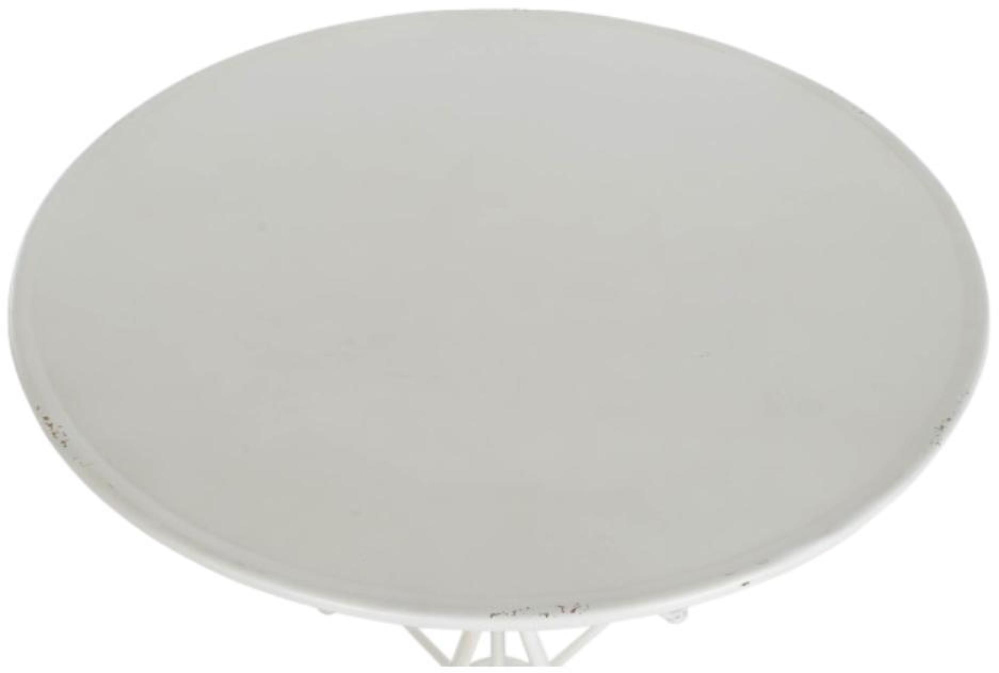 Product photograph of White Metal Side Table from Choice Furniture Superstore.