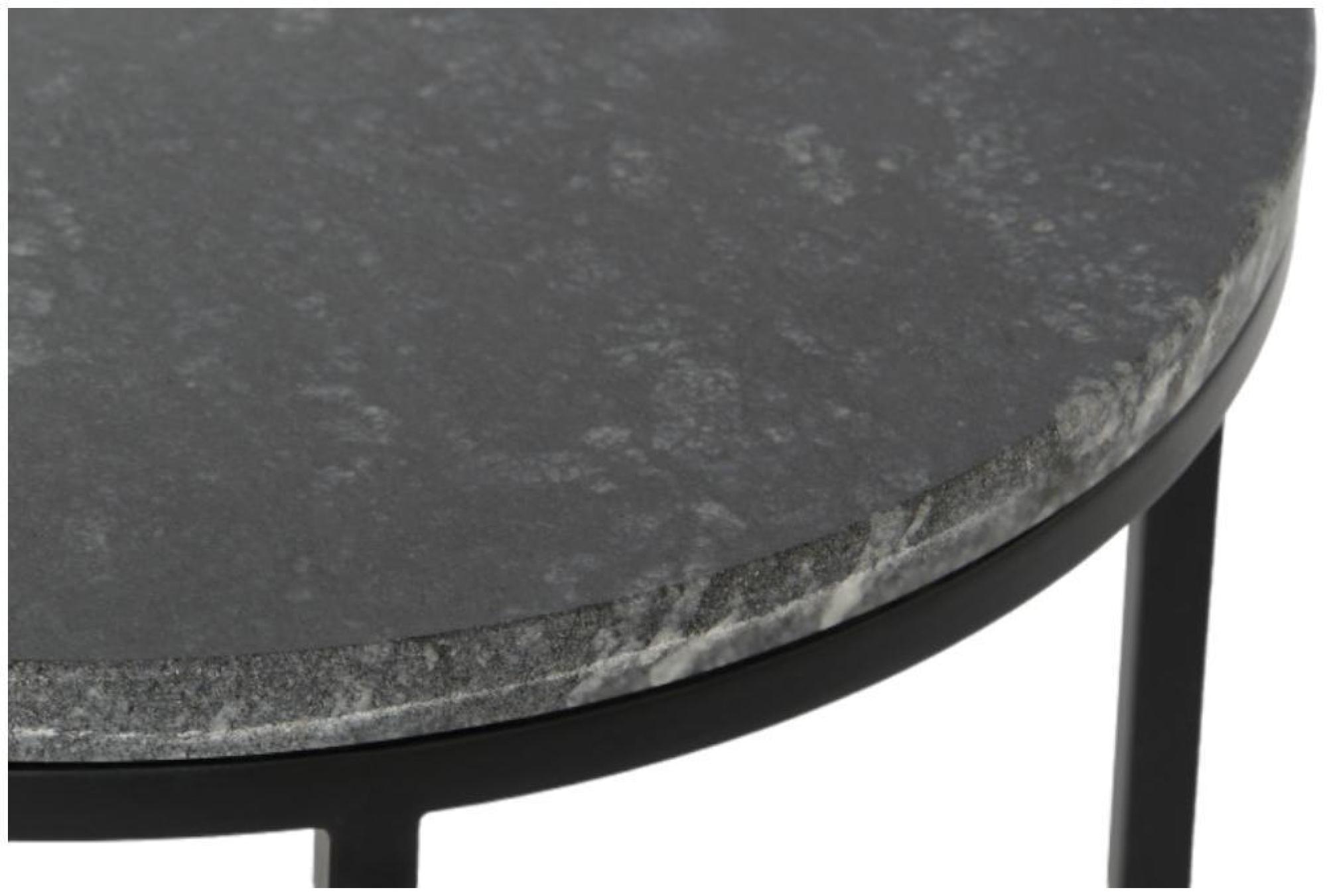 Product photograph of Black Metal Side Table - Set Of 2 from Choice Furniture Superstore.