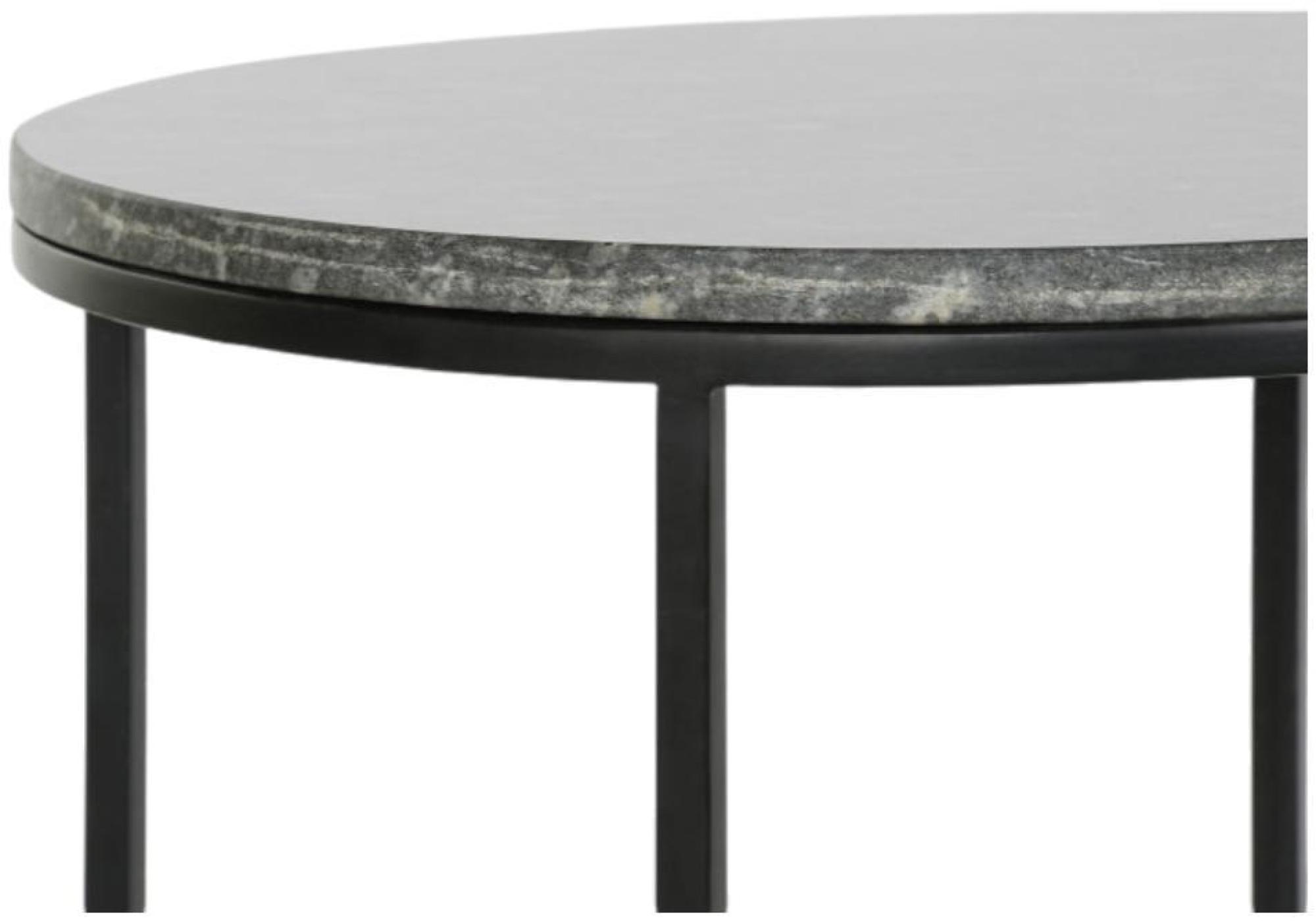 Product photograph of Black Metal Side Table - Set Of 2 from Choice Furniture Superstore.