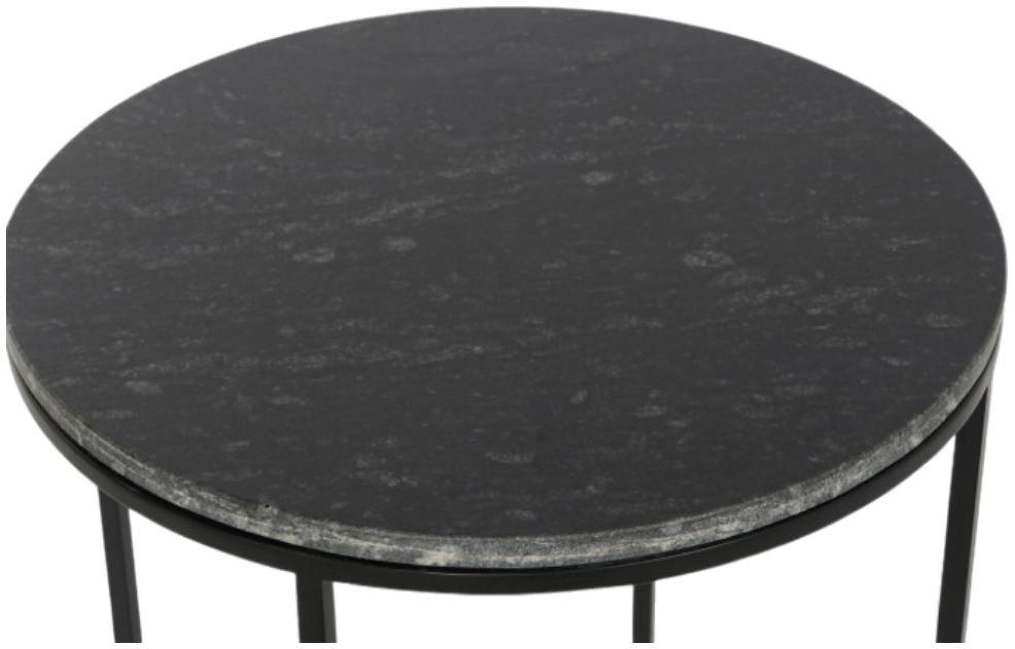 Product photograph of Black Metal Side Table - Set Of 2 from Choice Furniture Superstore.