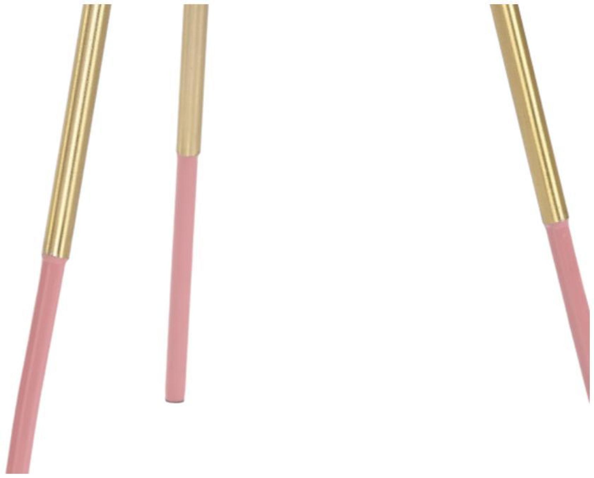 Product photograph of Pink And Golden Side Table - Set Of 2 from Choice Furniture Superstore.