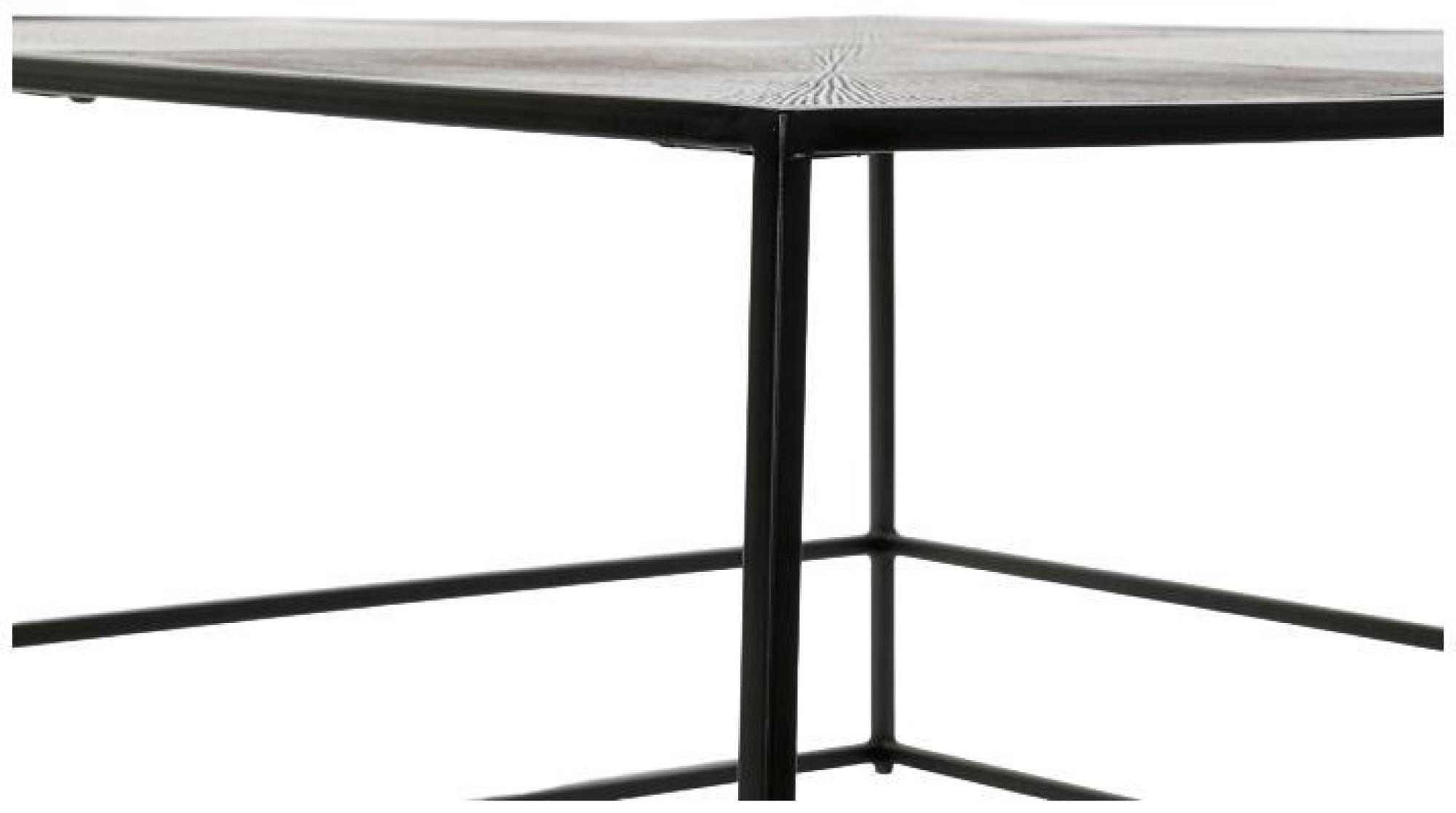 Product photograph of Black Metal Coffee Table from Choice Furniture Superstore.