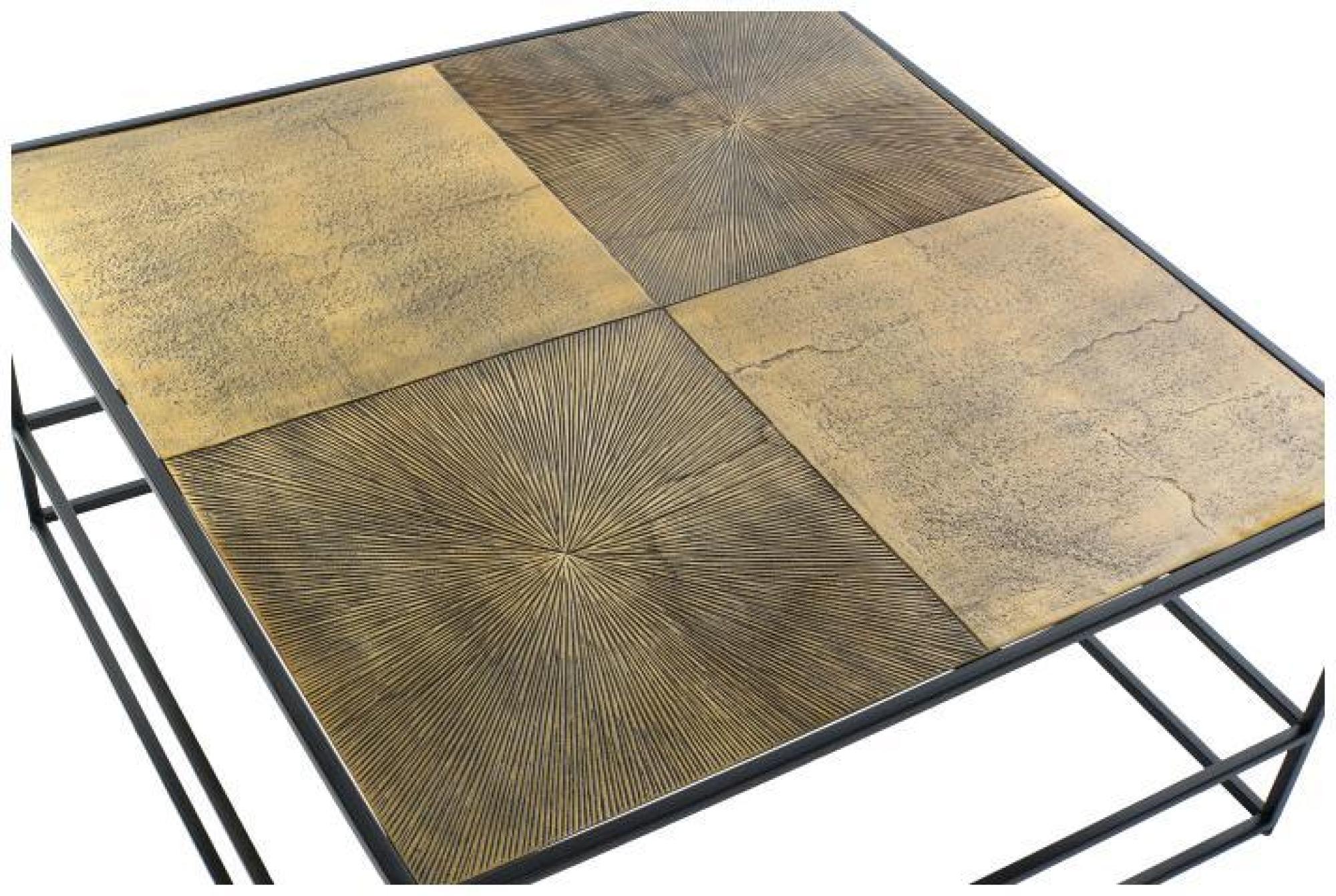 Product photograph of Black Metal Coffee Table from Choice Furniture Superstore.