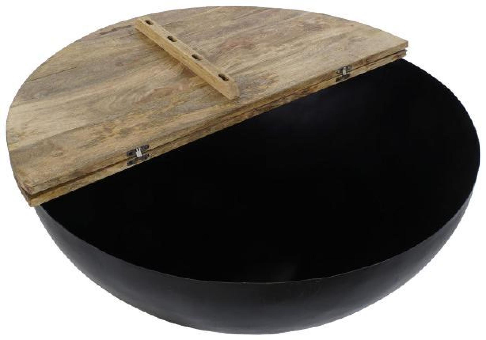 Product photograph of African Mango Wood Round Coffee Table from Choice Furniture Superstore.