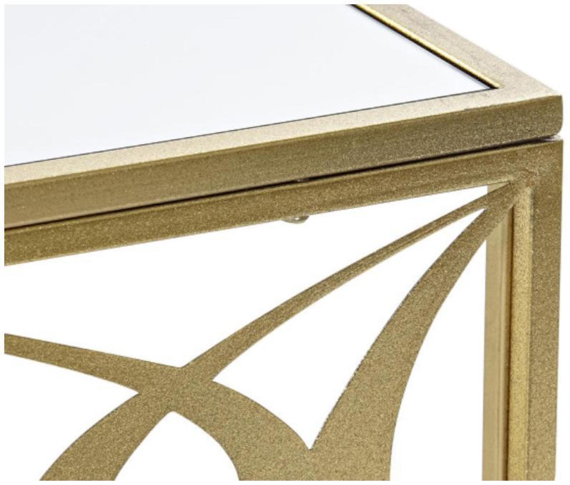 Product photograph of Glam White And Golden Marble Coffee Table from Choice Furniture Superstore.