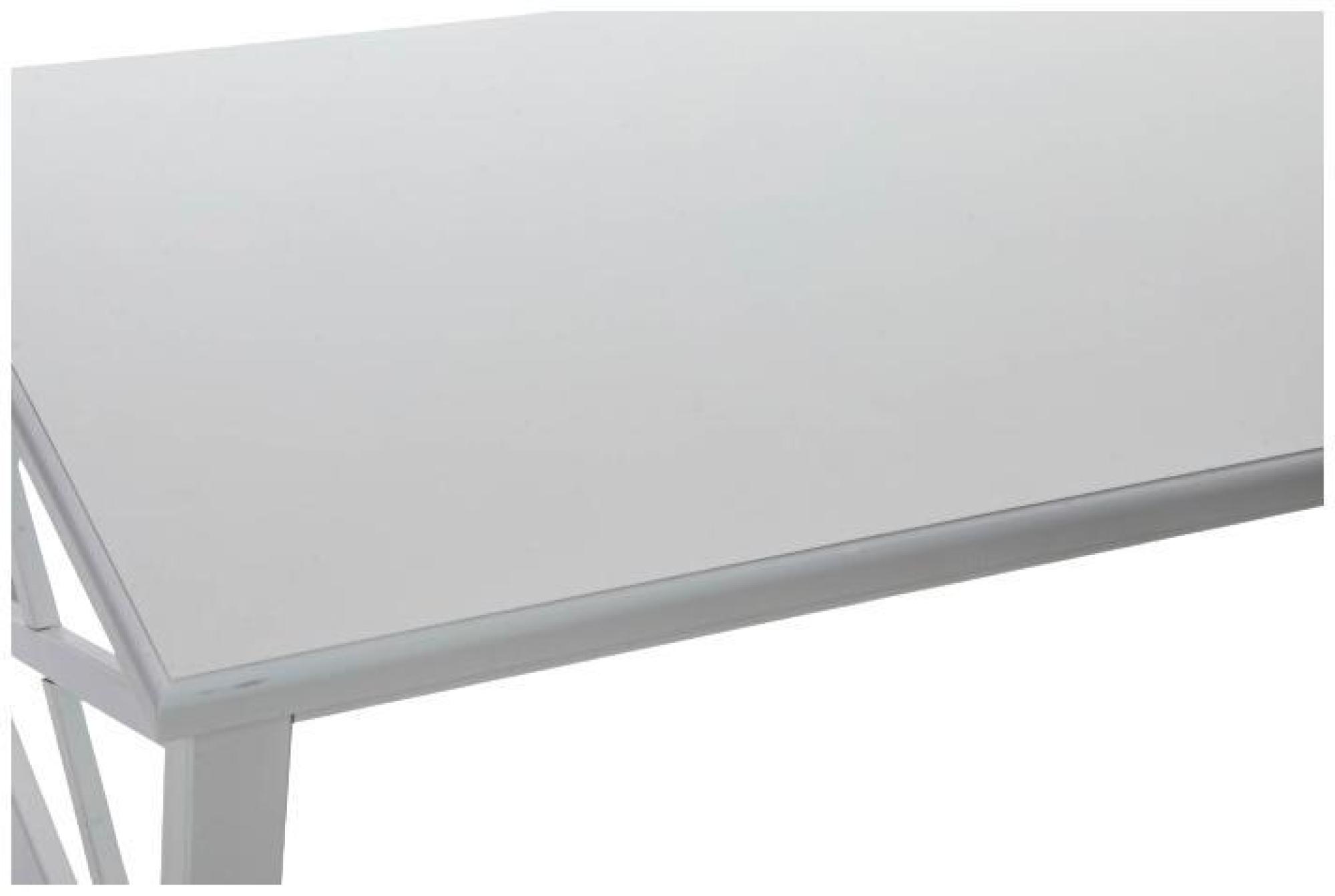 Product photograph of Louvere White 2 Drawer Coffee Table from Choice Furniture Superstore.