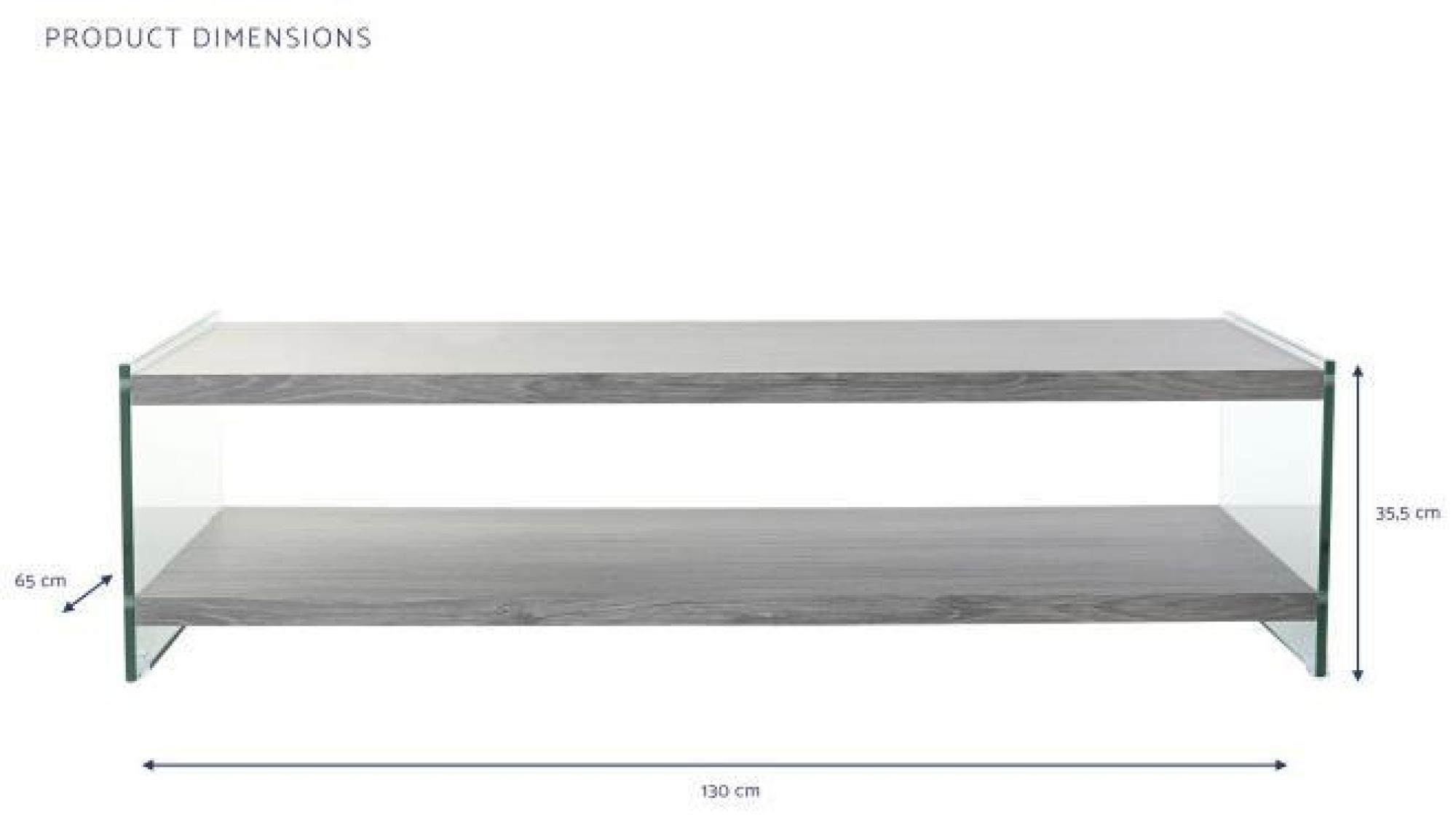 Product photograph of Modern Grey Wood Coffee Table from Choice Furniture Superstore.