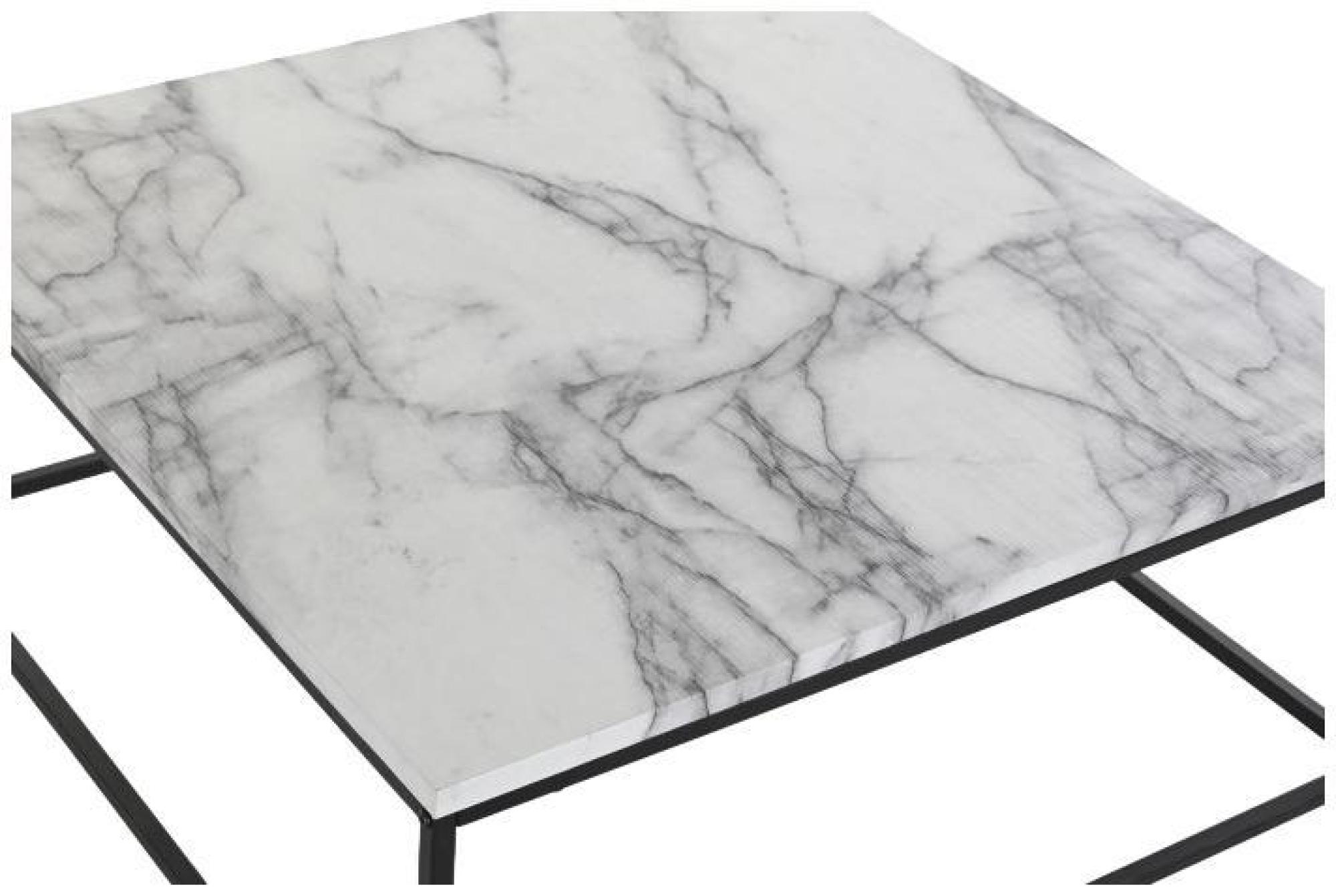 Product photograph of White Wooden Top Coffee Table from Choice Furniture Superstore.